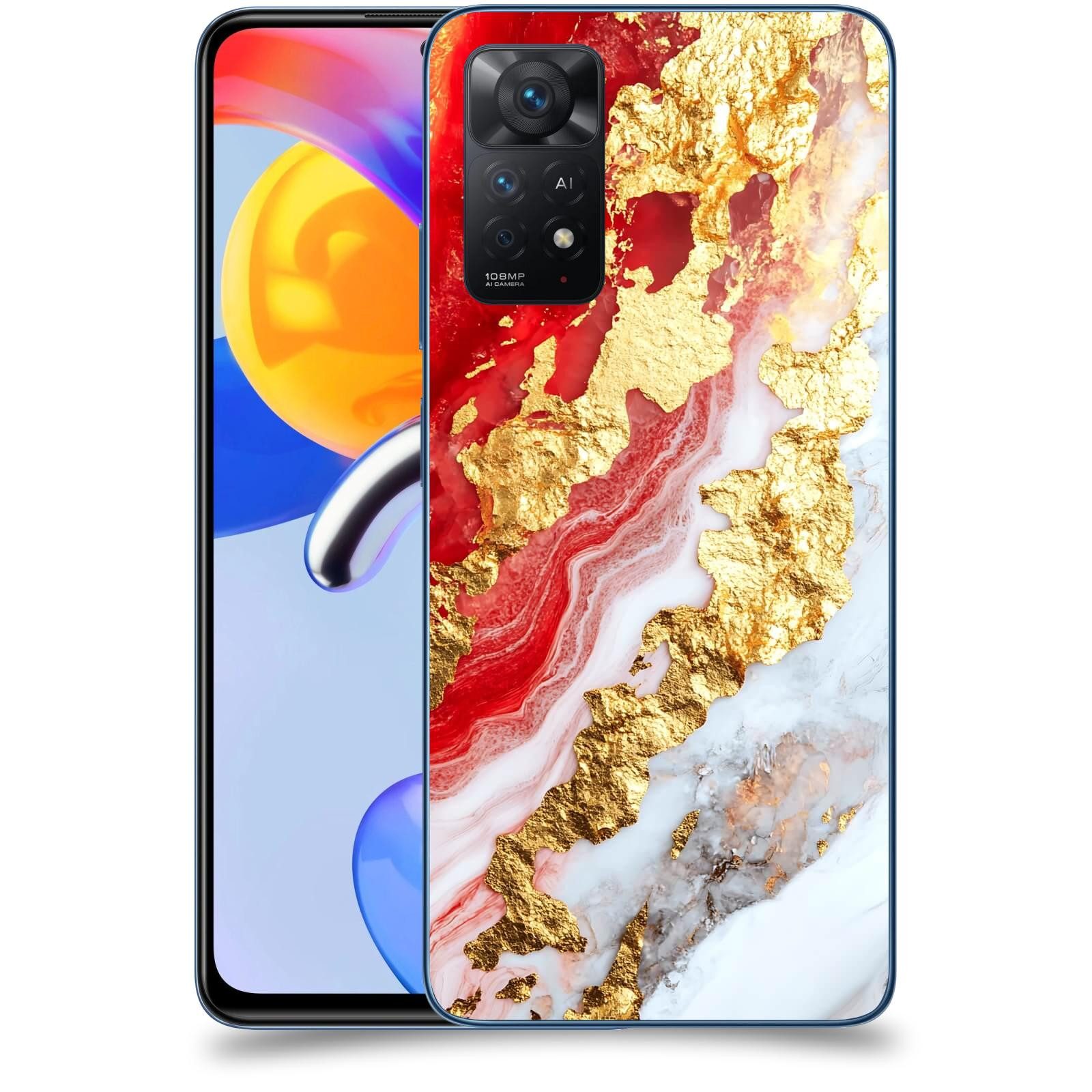 ACOVER Kryt na mobil Xiaomi Redmi Note 11 Pro 5G - Golden Blood II