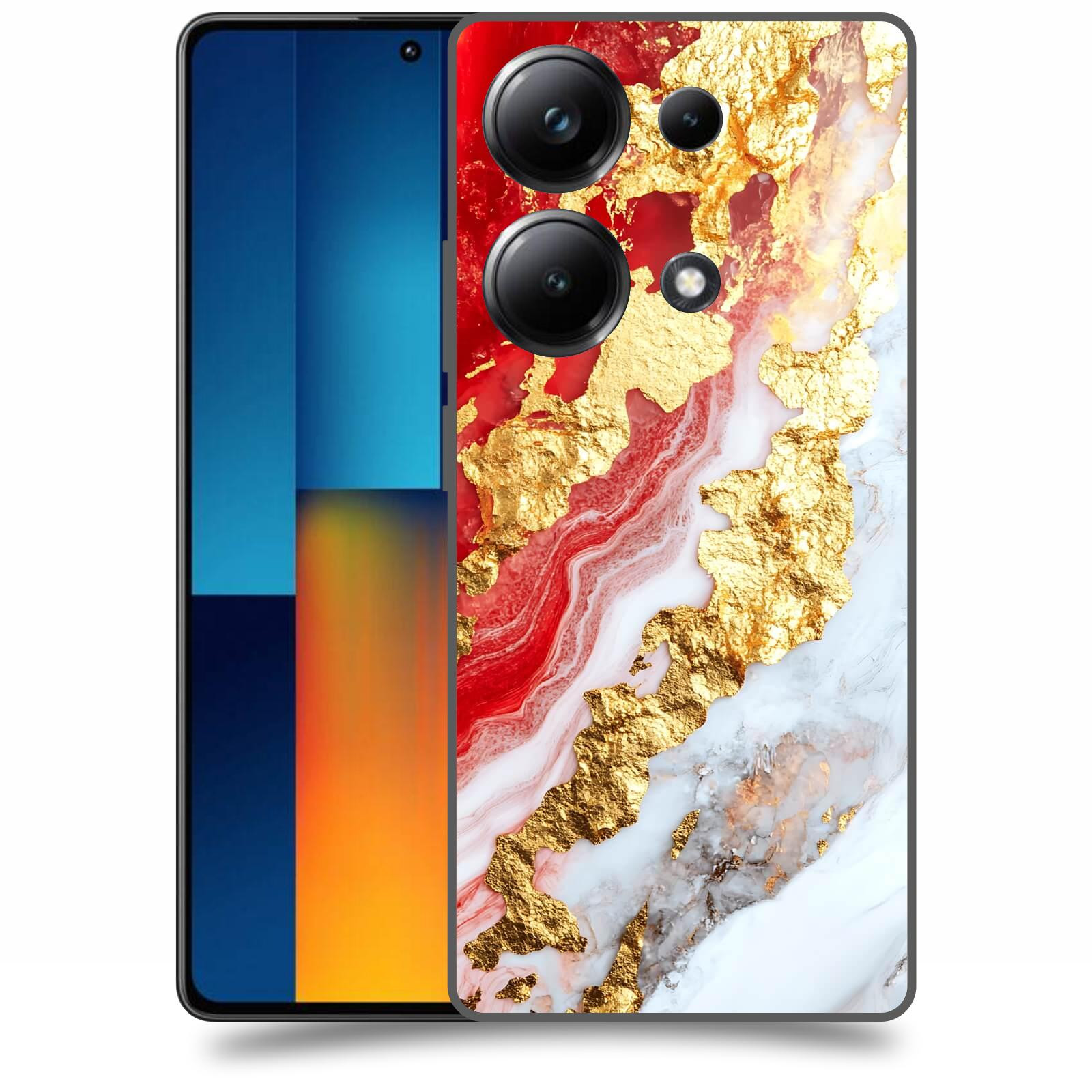 ACOVER Kryt na mobil Poco M6 - Golden Blood II