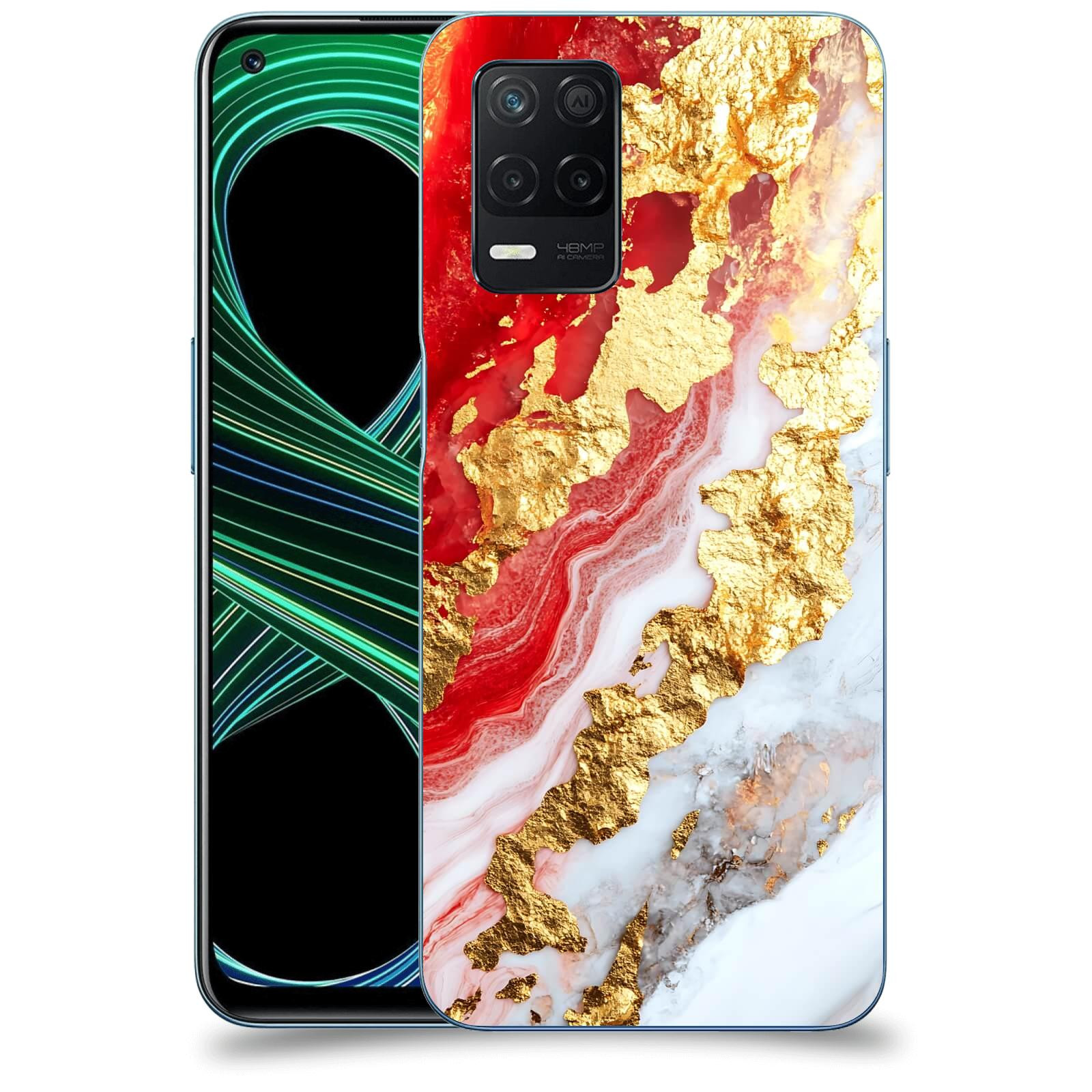 ACOVER Kryt na mobil Realme 8 5G - Golden Blood II
