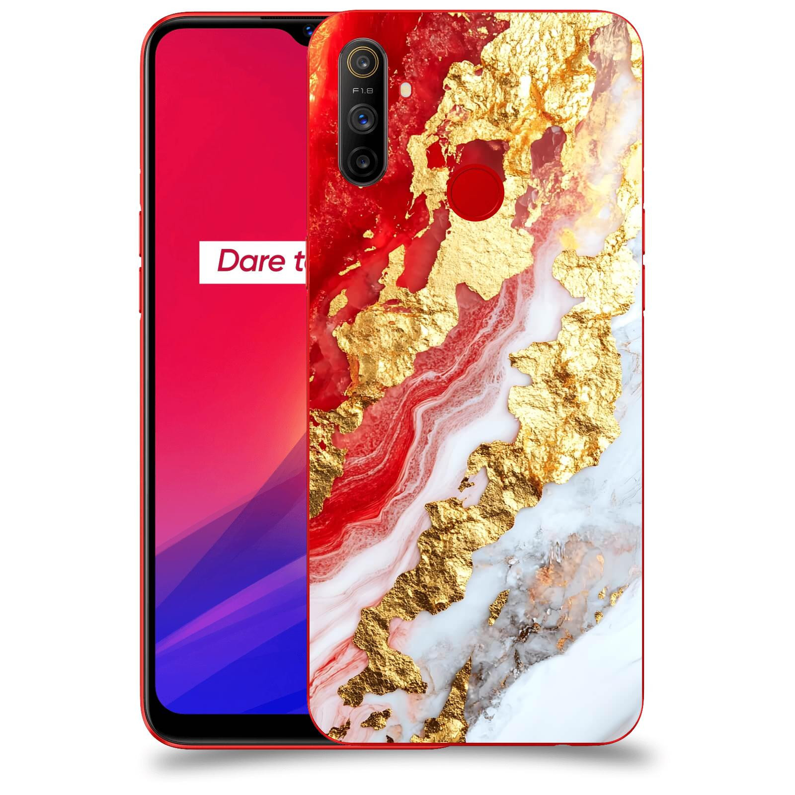 ACOVER Kryt na mobil Realme C3 - Golden Blood II