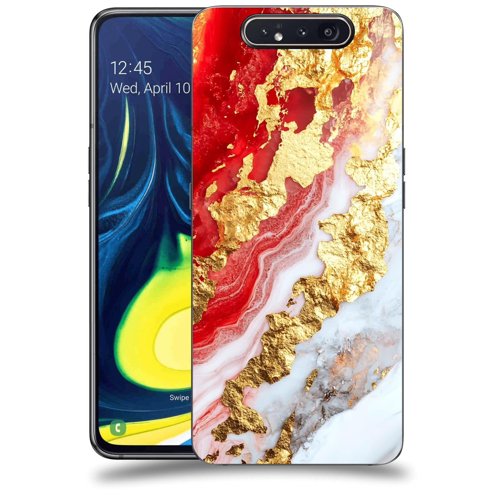 ACOVER Kryt na mobil Samsung Galaxy A80 A805F - Golden Blood II