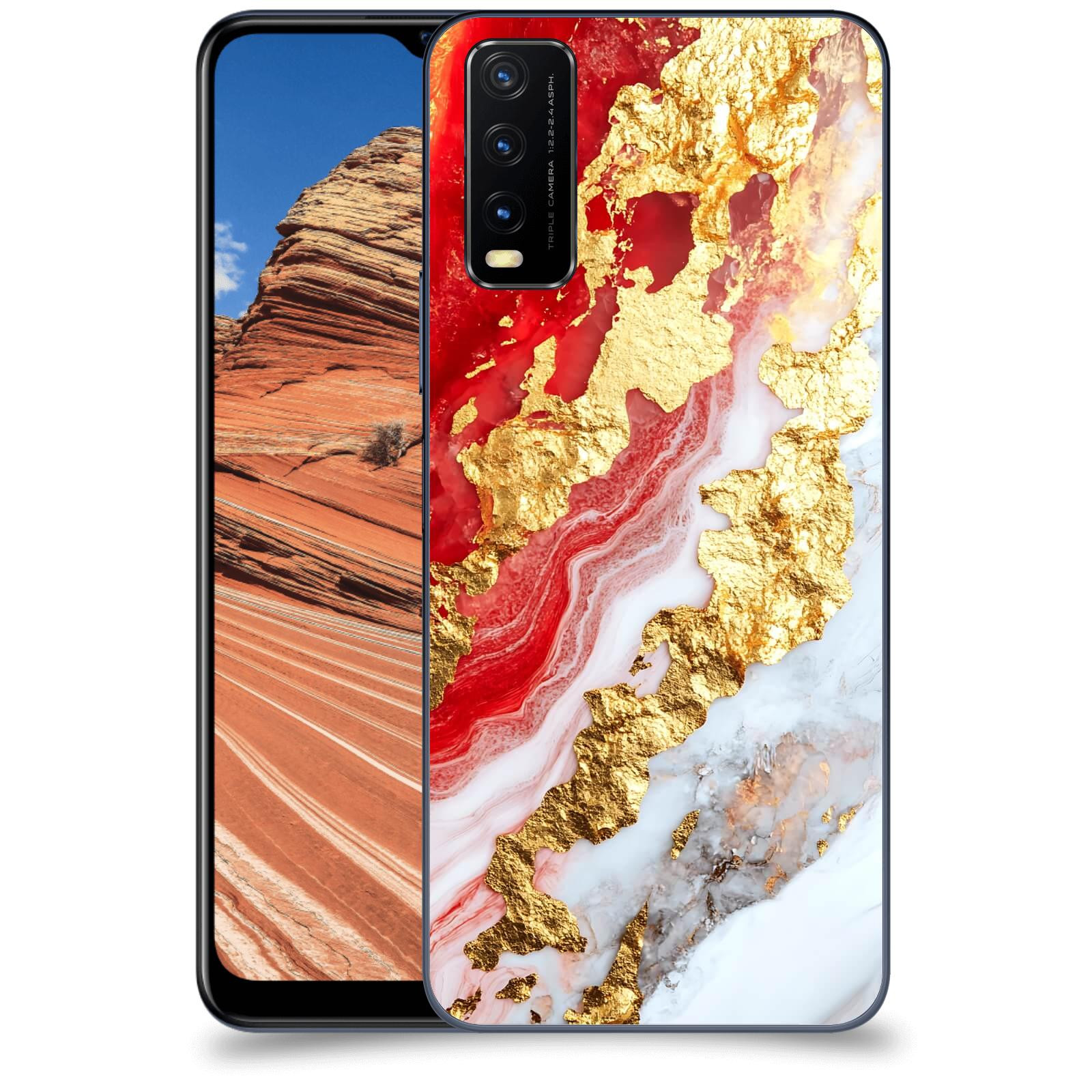 ACOVER Kryt na mobil Vivo Y20s - Golden Blood II
