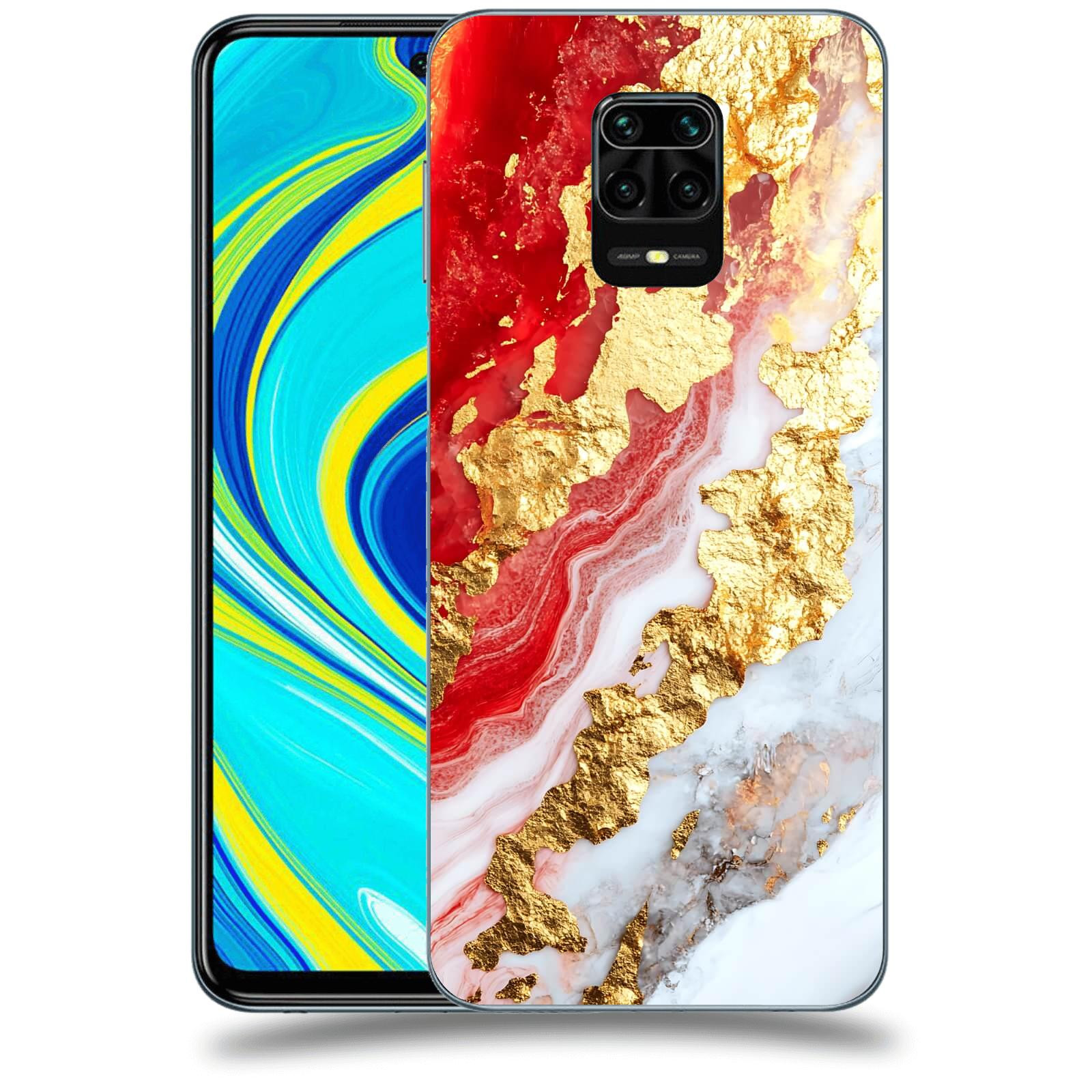 ACOVER Kryt na mobil Xiaomi Redmi Note 9S - Golden Blood II