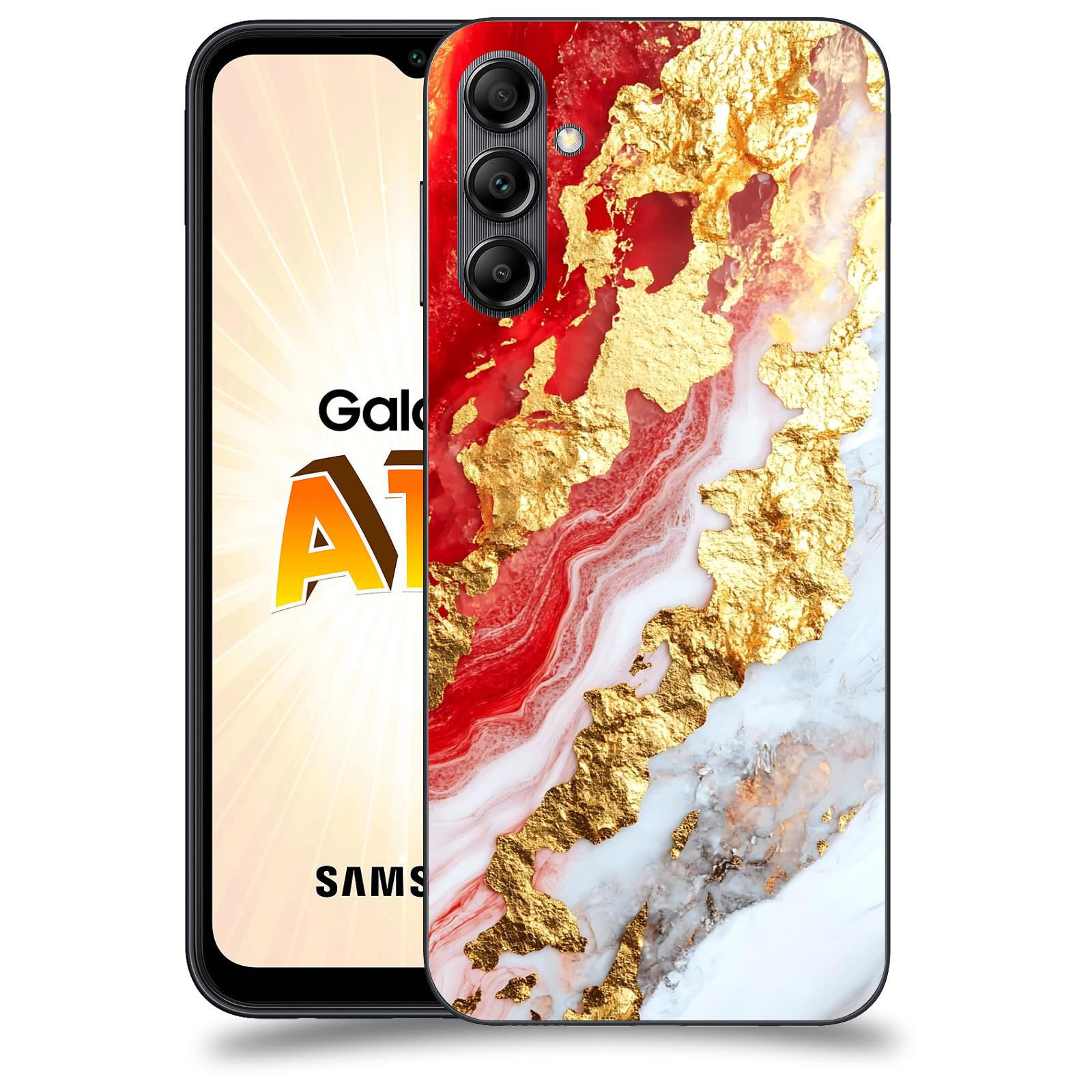 ACOVER Kryt na mobil Samsung Galaxy A14 LTE - Golden Blood II