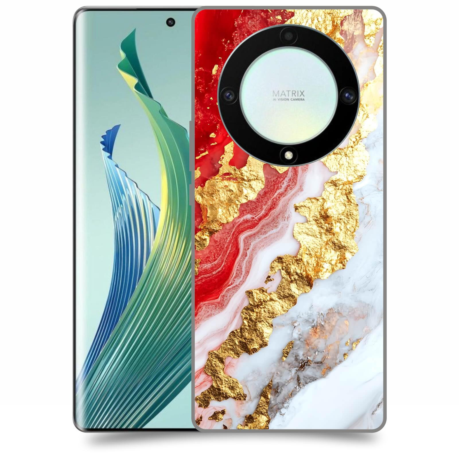 ACOVER Kryt na mobil Honor Magic 5 Lite 5G - Golden Blood II