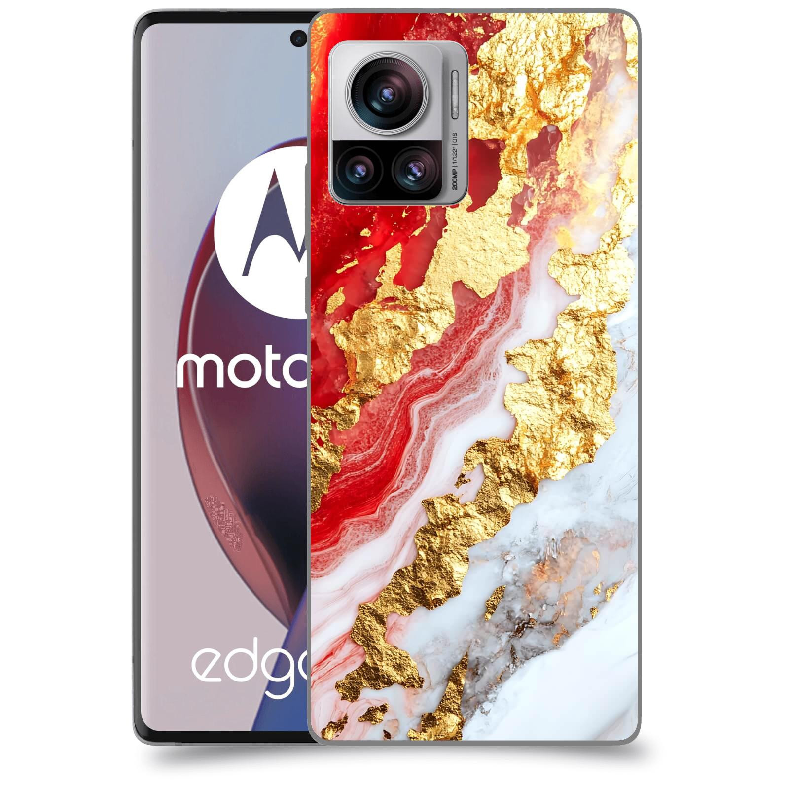ACOVER Kryt na mobil Motorola Edge 30 Ultra - Golden Blood II
