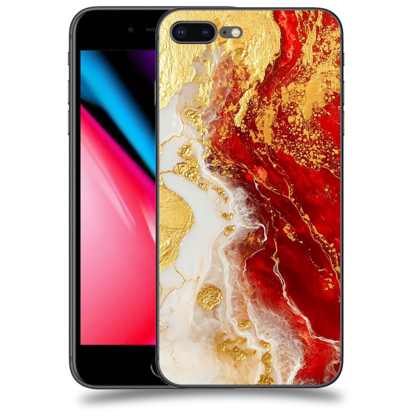 ACOVER Kryt na mobil Apple iPhone 8 Plus - Golden Blood III