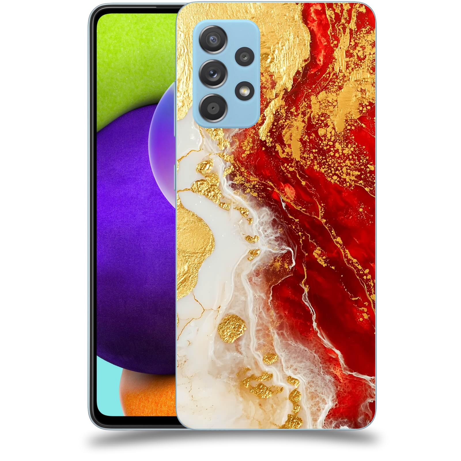 ACOVER Kryt na mobil Samsung Galaxy A52s 5G A528B - Golden Blood III