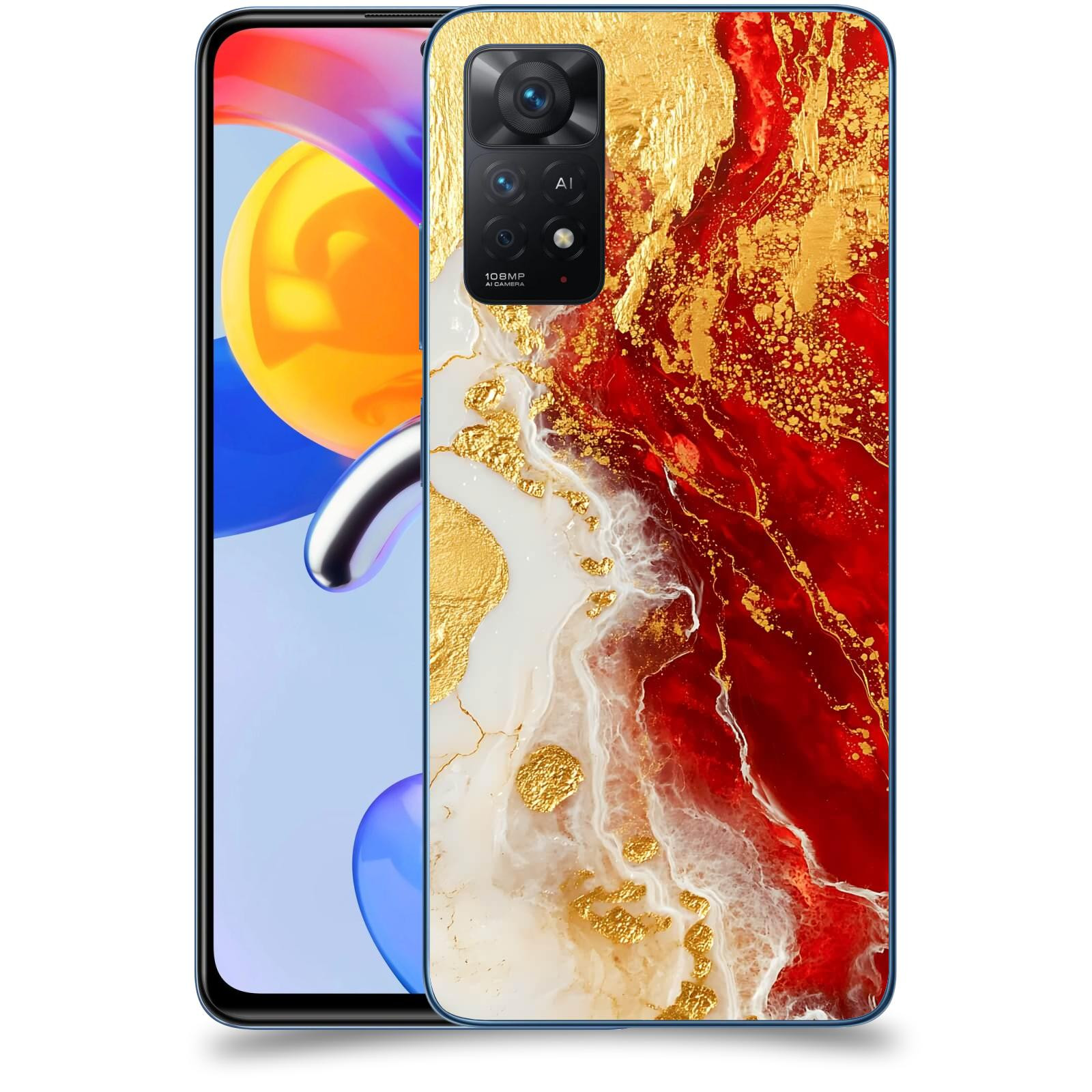 ACOVER Kryt na mobil Xiaomi Redmi Note 11 Pro 5G - Golden Blood III