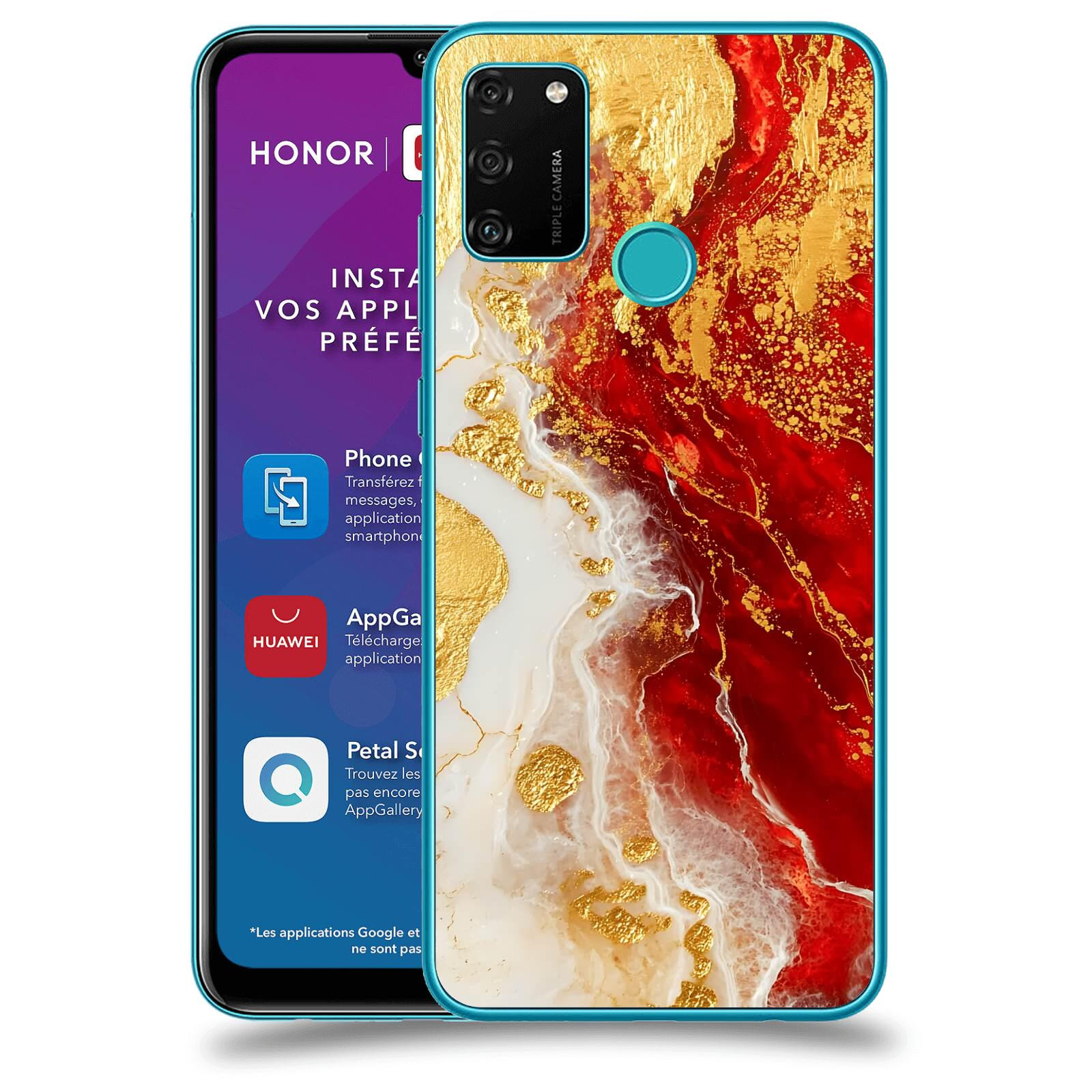 ACOVER Kryt na mobil Honor 9A - Golden Blood III