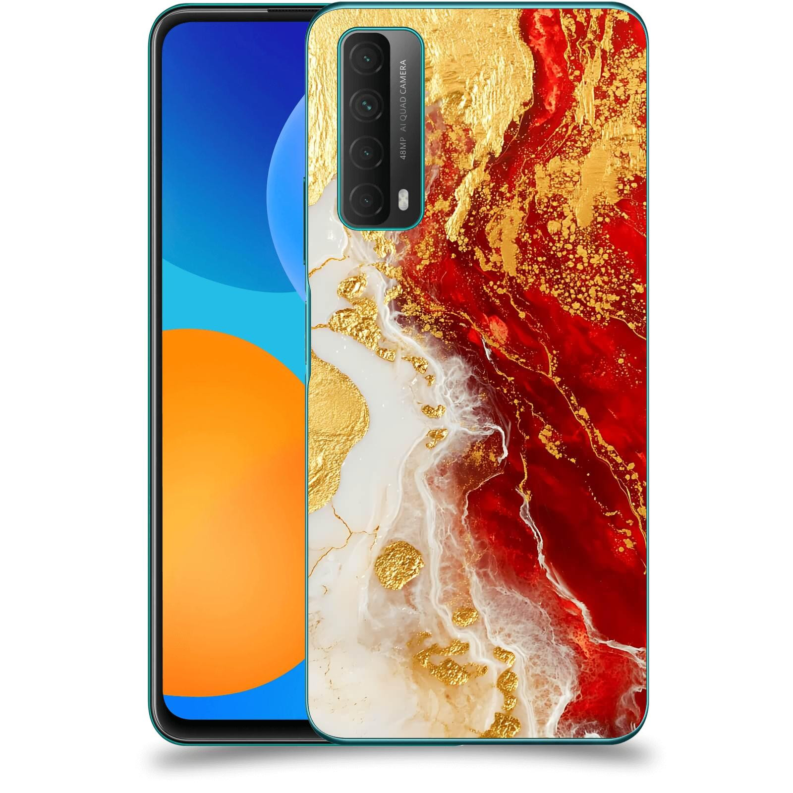 ACOVER Kryt na mobil Huawei P Smart 2021 - Golden Blood III