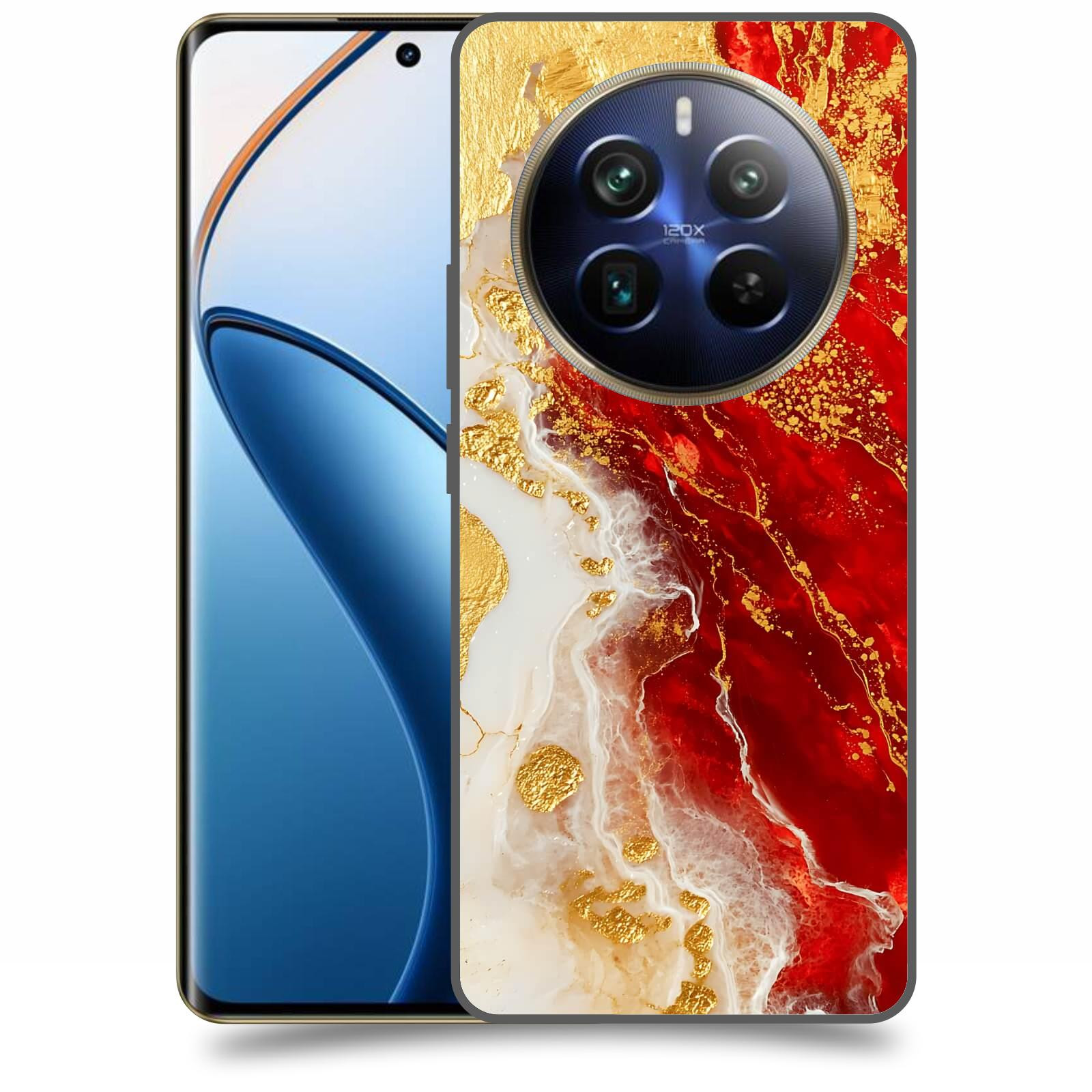 ACOVER Kryt na mobil Realme 12 pro+ 5g - Golden Blood III