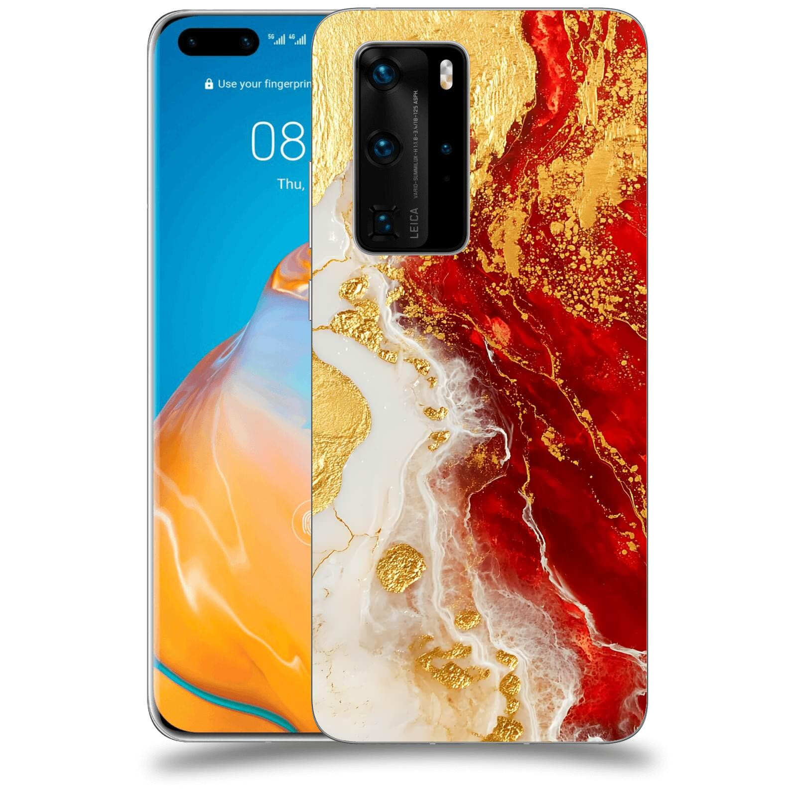 ACOVER Kryt na mobil Huawei P40 - Golden Blood III