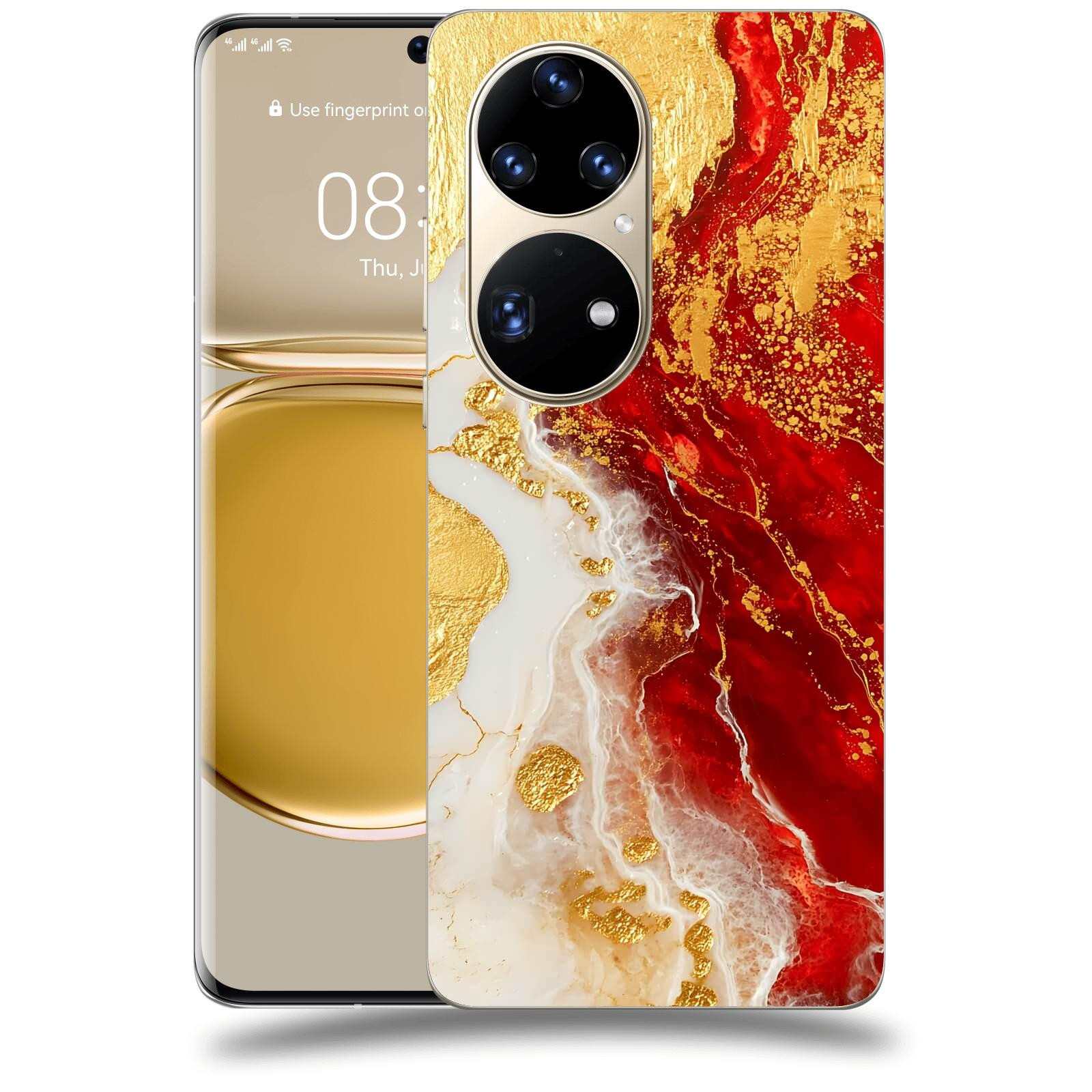 ACOVER Kryt na mobil Huawei P50 - Golden Blood III