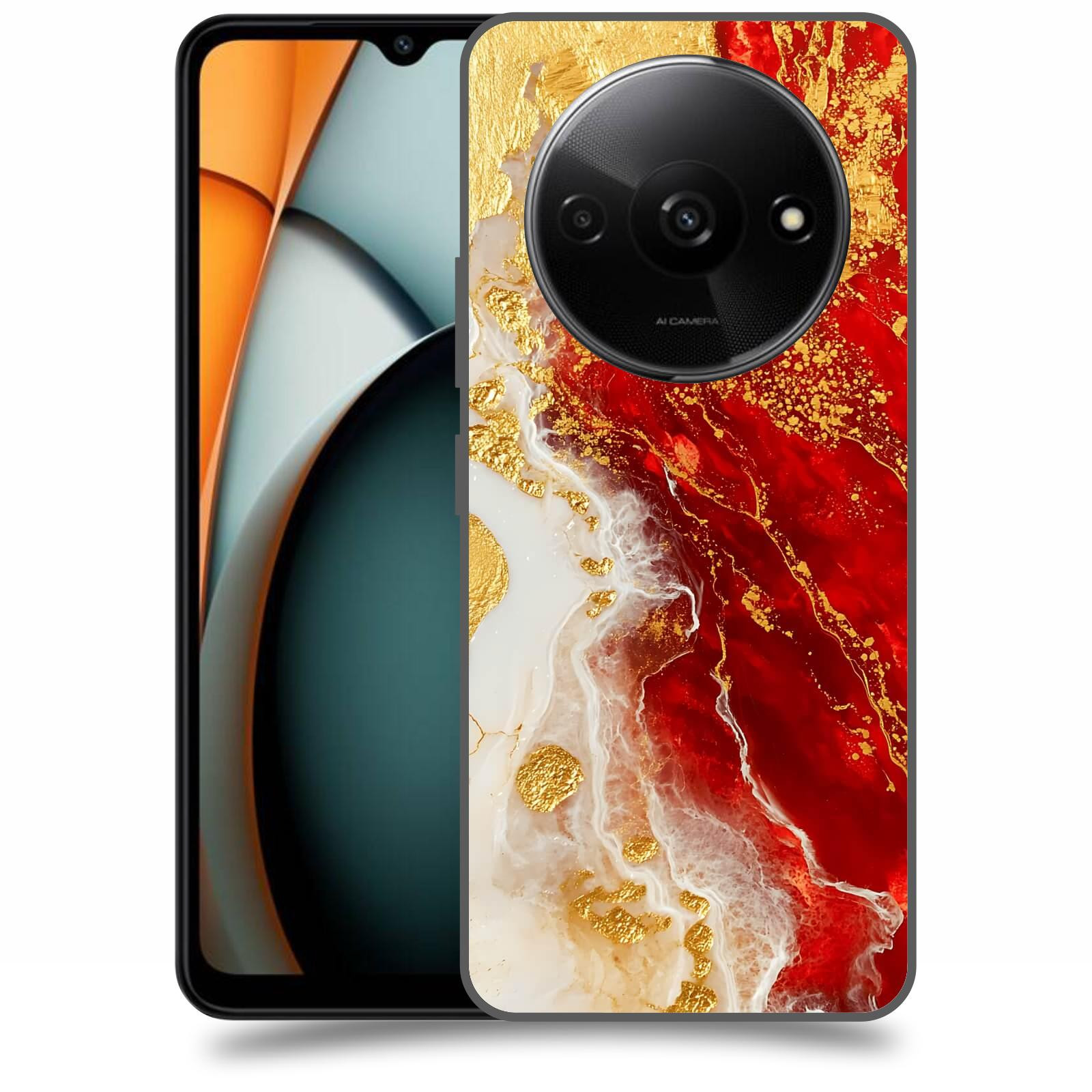 ACOVER Kryt na mobil Xiaomi Redmi A3 - Golden Blood III