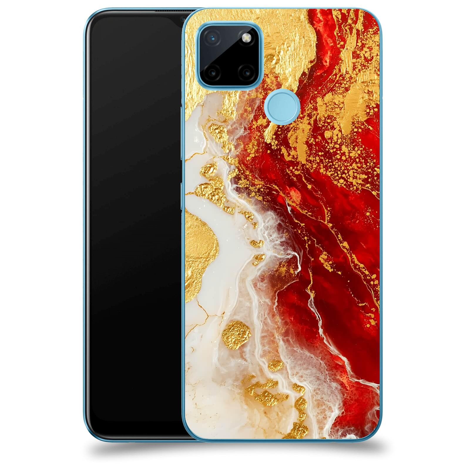ACOVER Kryt na mobil Realme C21Y - Golden Blood III