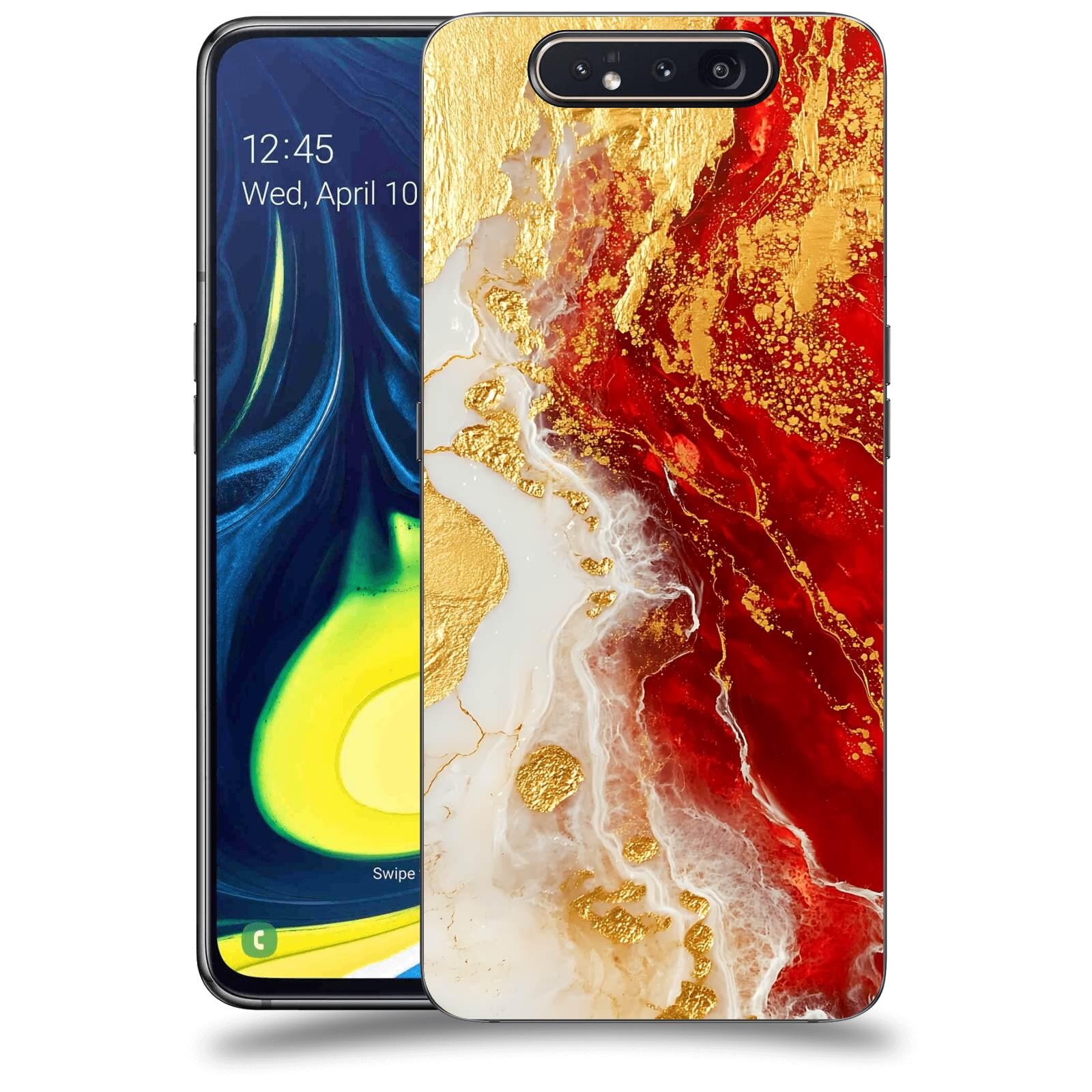 ACOVER Kryt na mobil Samsung Galaxy A80 A805F - Golden Blood III