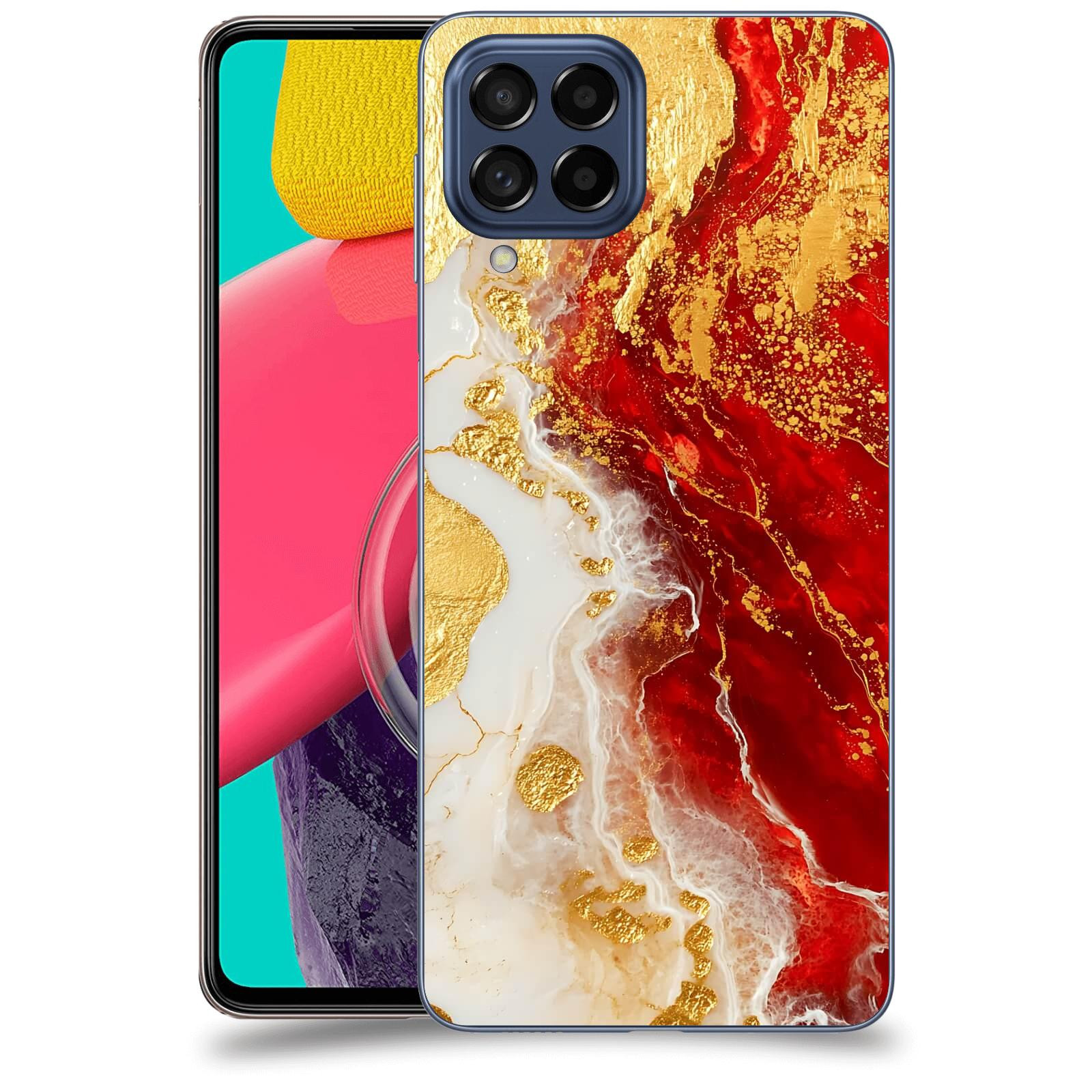 ACOVER Kryt na mobil Samsung Galaxy M53 5G - Golden Blood III