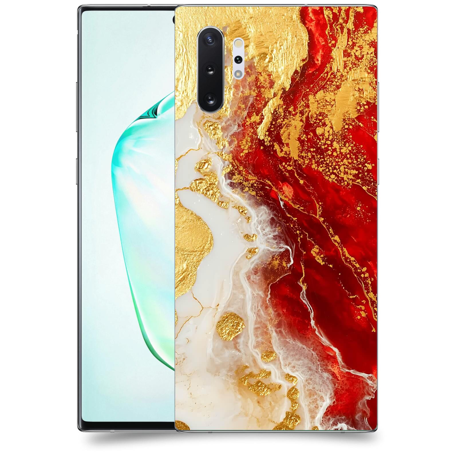 ACOVER Kryt na mobil Samsung Galaxy Note 10+ N975F - Golden Blood III