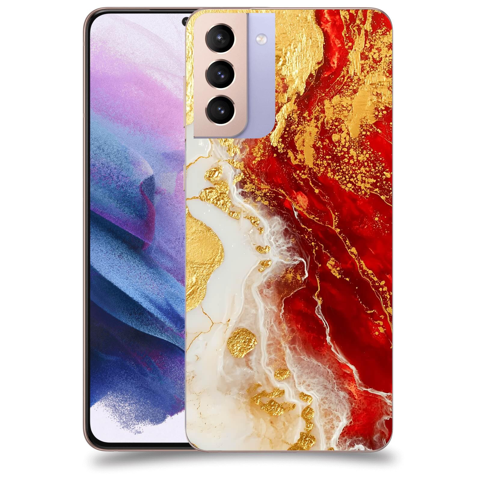 ACOVER Kryt na mobil Samsung Galaxy S21+ G996F - Golden Blood III