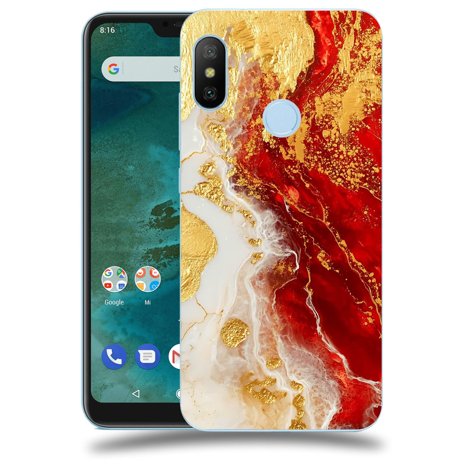 ACOVER Kryt na mobil Xiaomi Mi A2 Lite - Golden Blood III