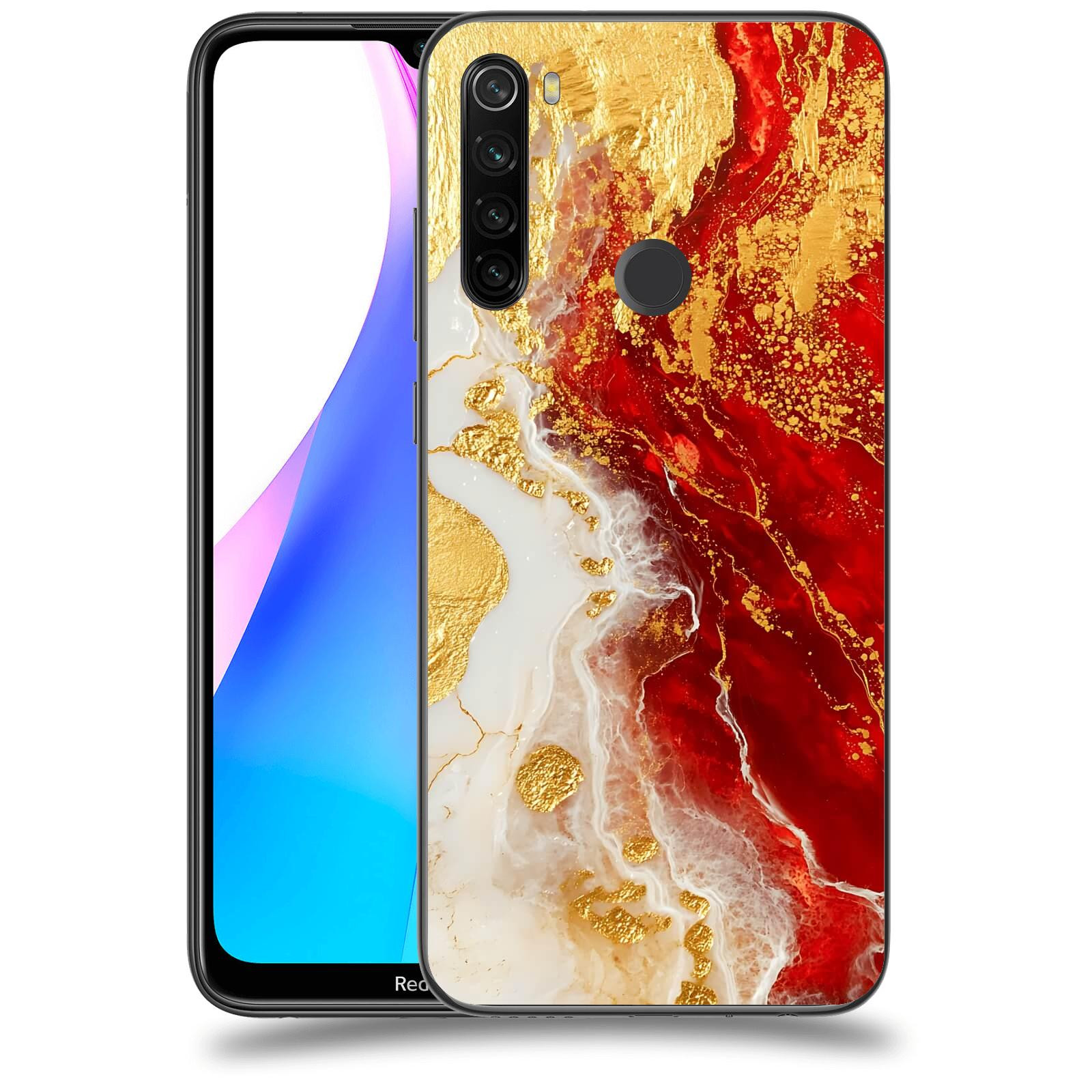 ACOVER Kryt na mobil Xiaomi Redmi Note 8T - Golden Blood III