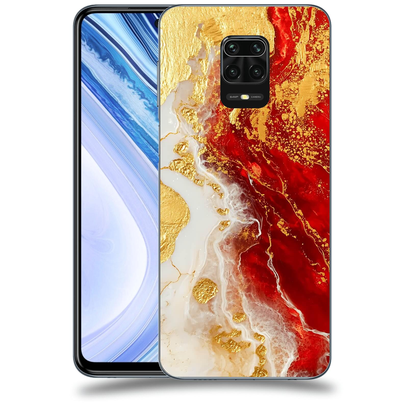 ACOVER Kryt na mobil Xiaomi Redmi Note 9 Pro - Golden Blood III