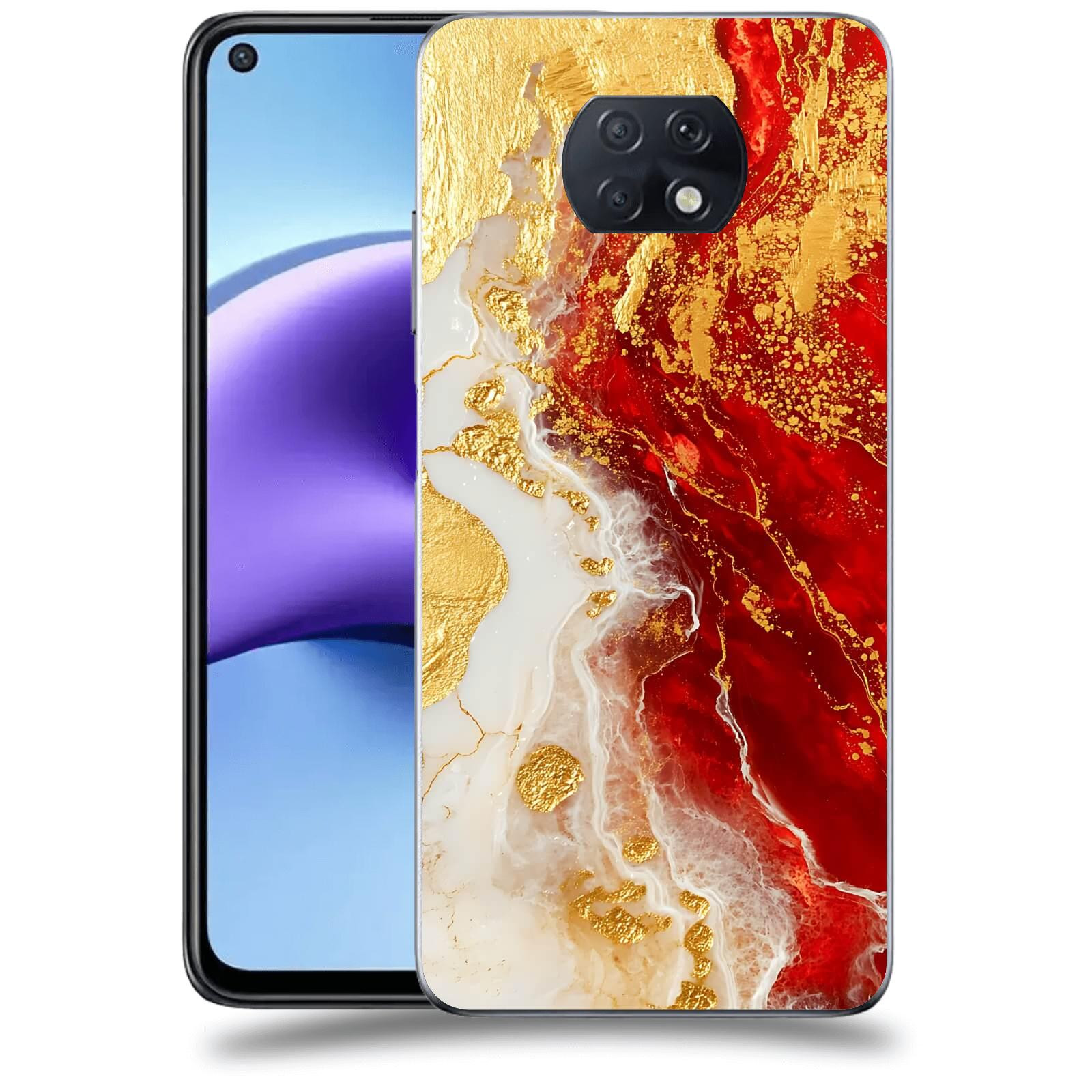 ACOVER Kryt na mobil Xiaomi Redmi Note 9T - Golden Blood III
