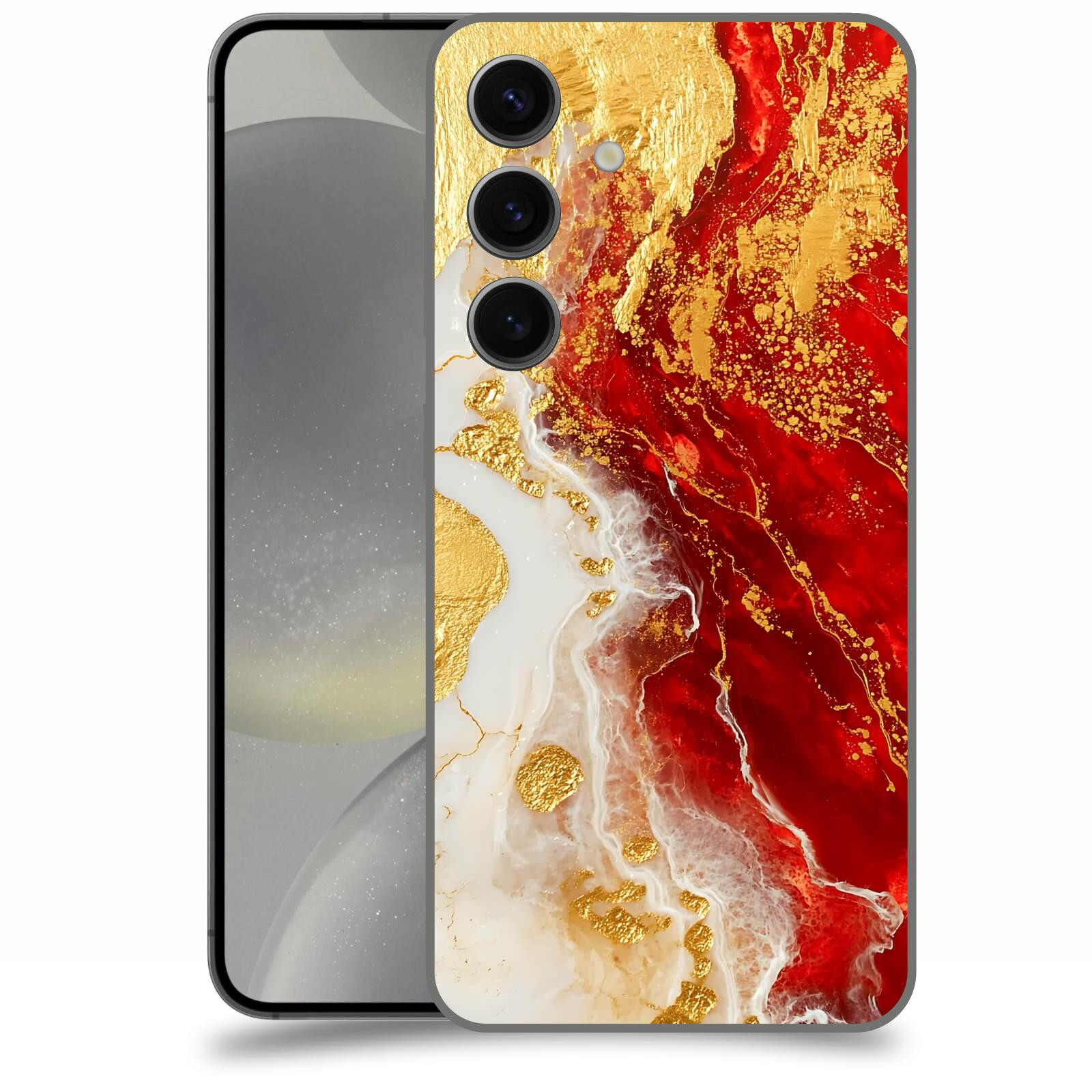 ACOVER Kryt na mobil Samsung Galaxy S24 - Golden Blood III