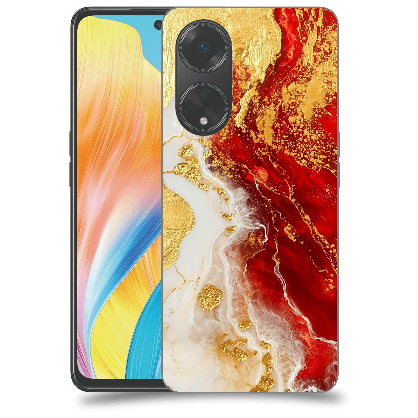 ACOVER Kryt na mobil OPPO A98 5G - Golden Blood III