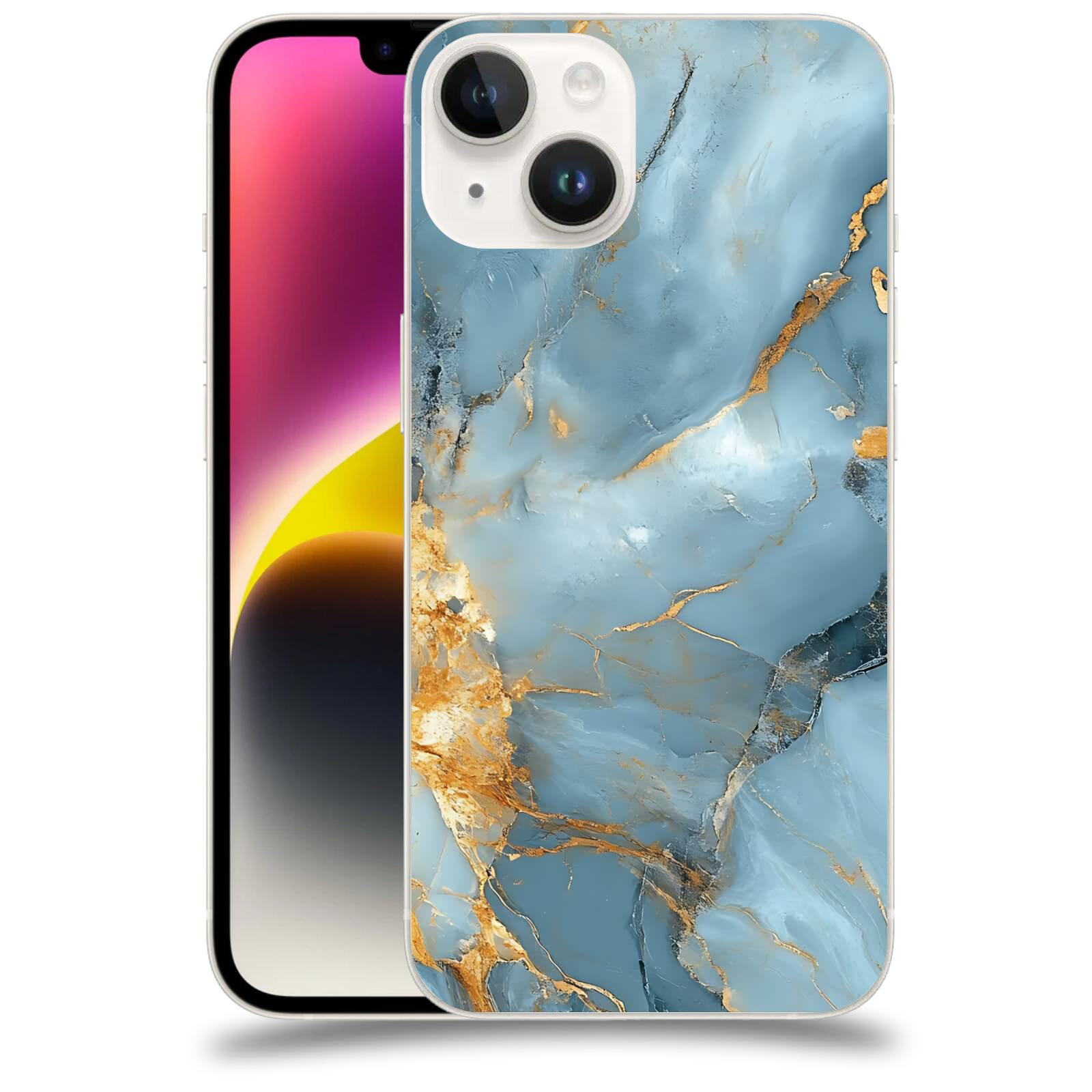 ACOVER Kryt na mobil Apple iPhone 14 - Ice Marble I