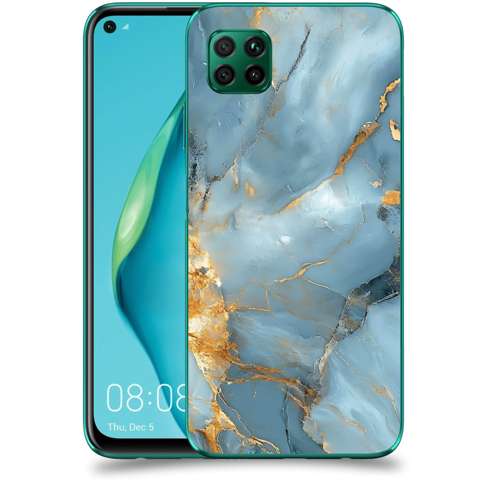 ACOVER Kryt na mobil Huawei P40 Lite - Ice Marble I