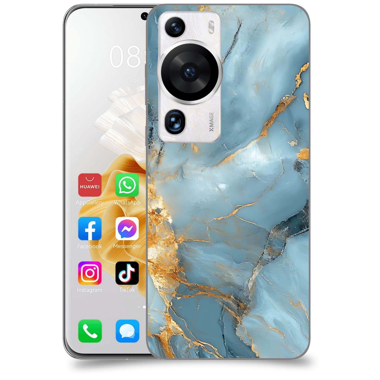 ACOVER Kryt na mobil Huawei P60 Pro - Ice Marble I