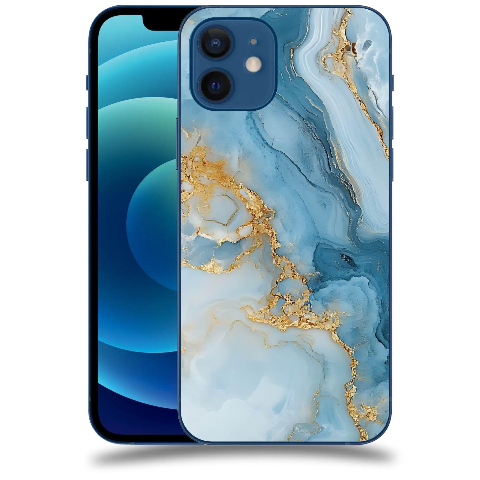 ACOVER Kryt na mobil Apple iPhone 12 - Ice Marble II