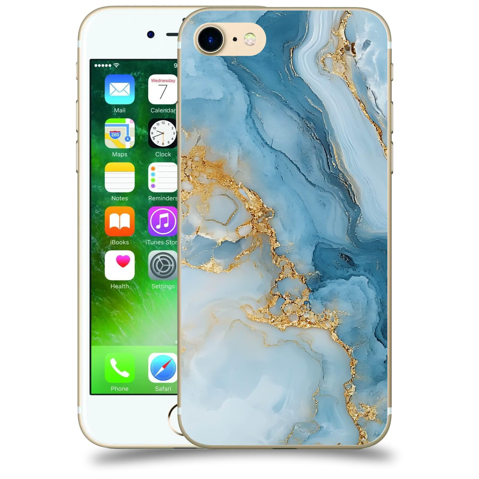 ACOVER Kryt na mobil Apple iPhone 7 - Ice Marble II