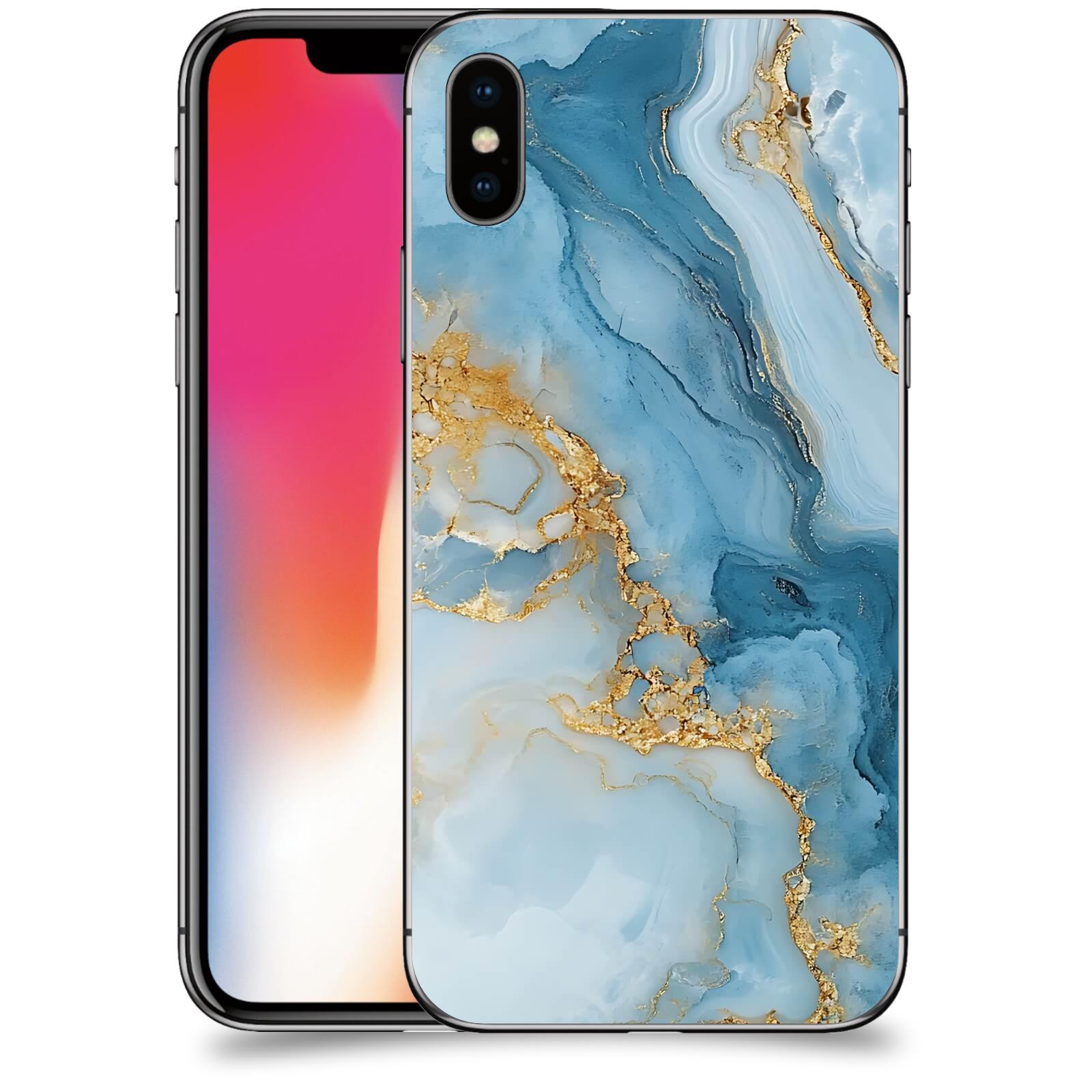 ACOVER Kryt na mobil Apple iPhone X/XS - Ice Marble II