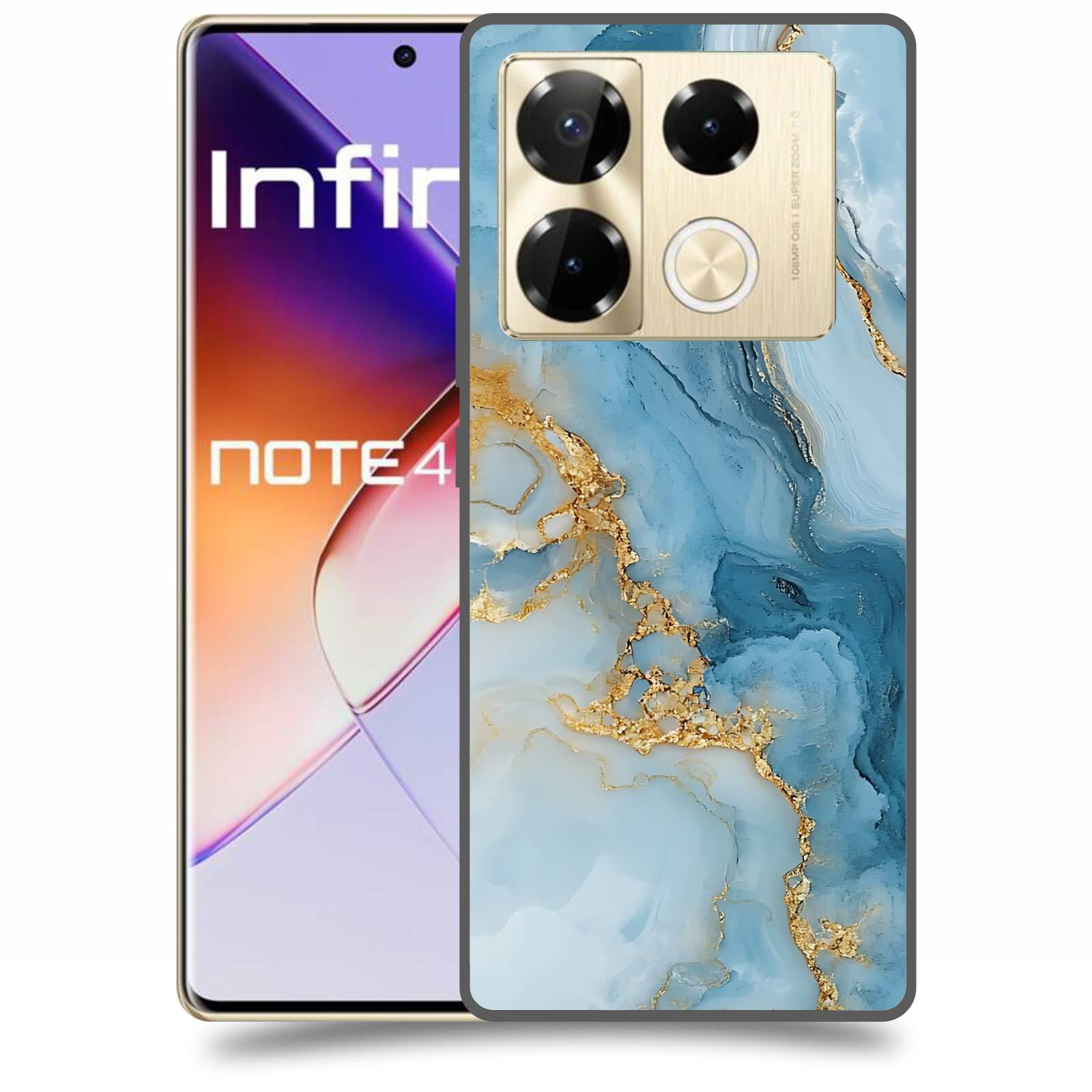 ACOVER Kryt na mobil Infinix Note 40 PRO - Ice Marble II