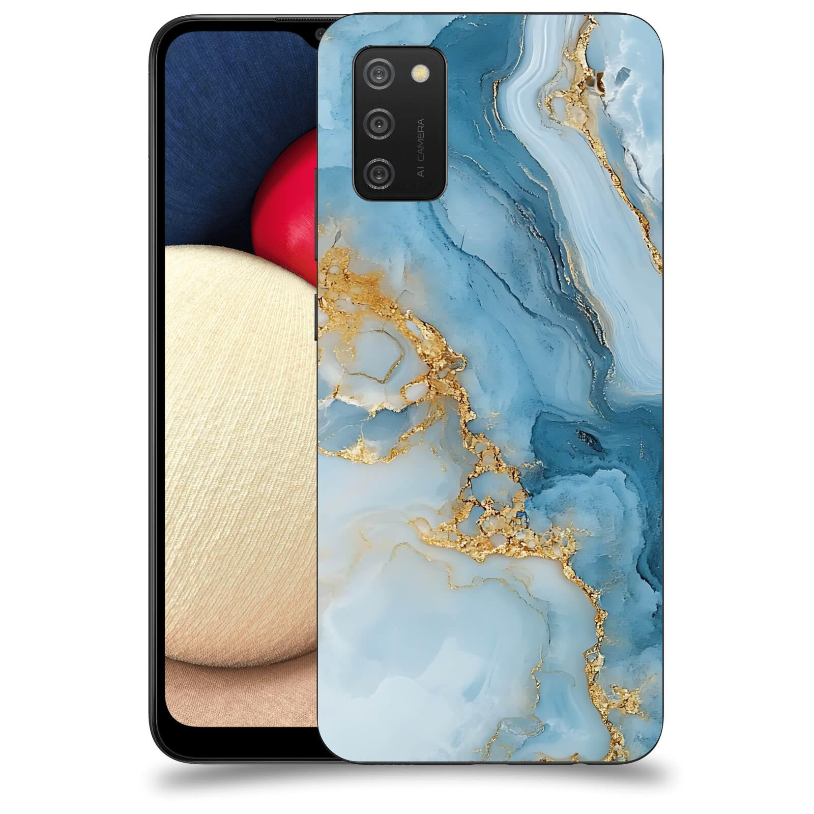 ACOVER Kryt na mobil Samsung Galaxy A02s A025G - Ice Marble II