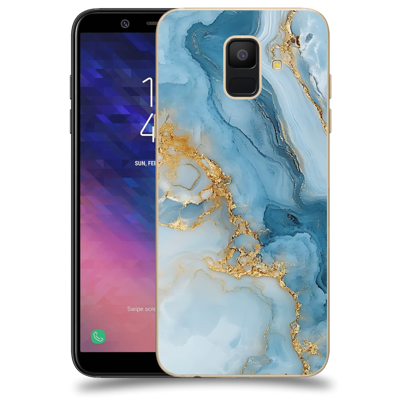 ACOVER Kryt na mobil Samsung Galaxy A6 A600F - Ice Marble II