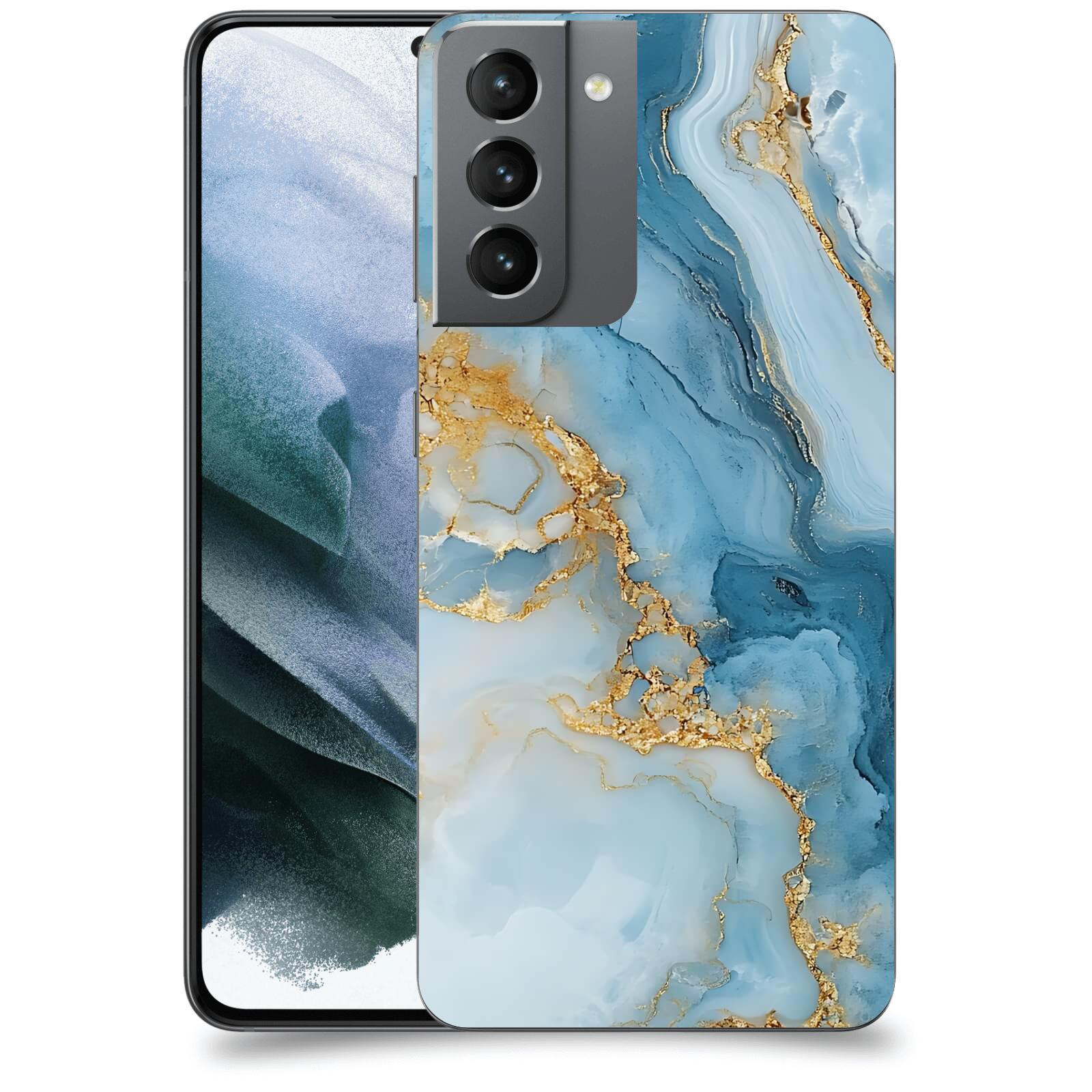 ACOVER Kryt na mobil Samsung Galaxy S21 G991B - Ice Marble II