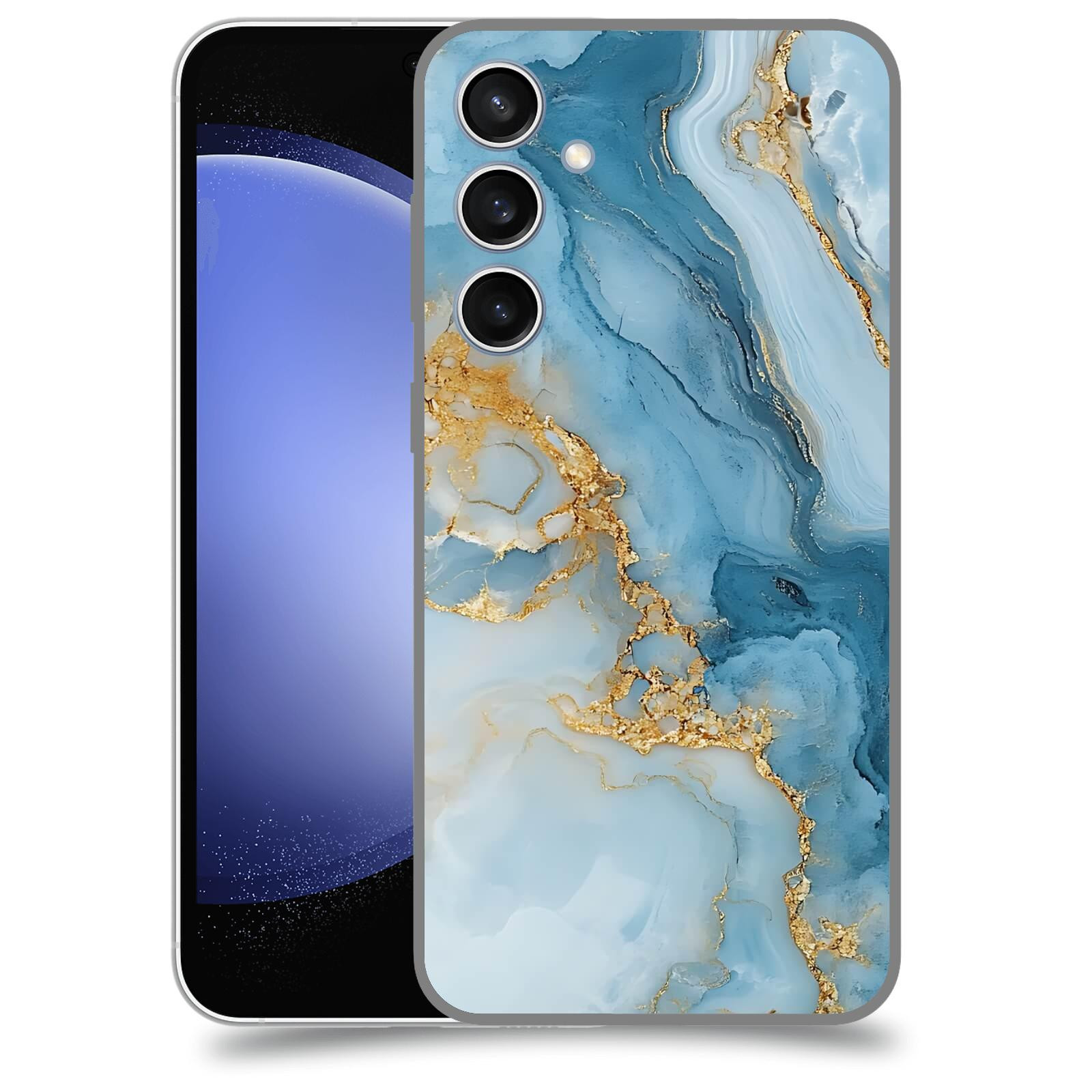 ACOVER Kryt na mobil Samsung Galaxy S23 FE - Ice Marble II