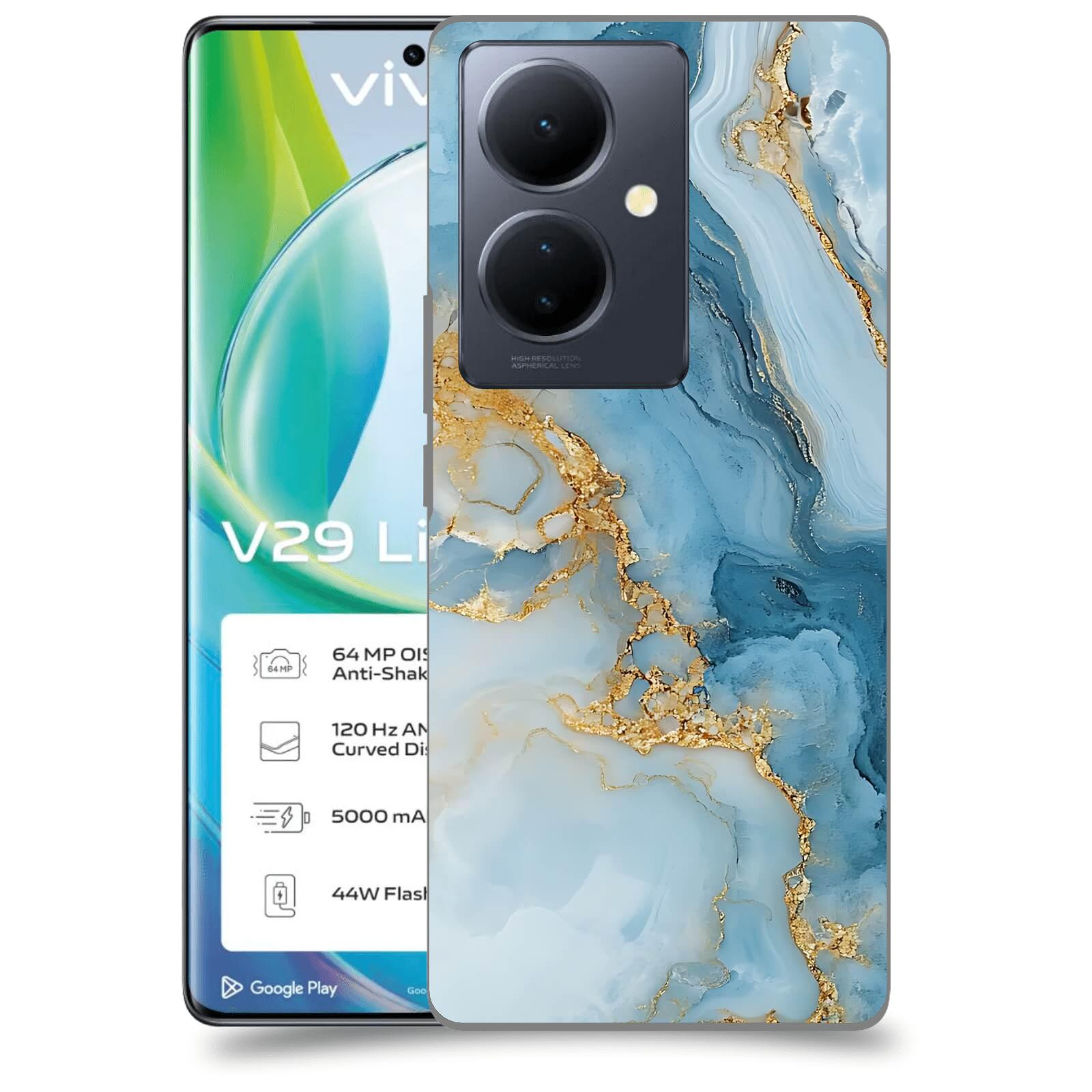 ACOVER Kryt na mobil VIVO V29 Lite 5G - Ice Marble II