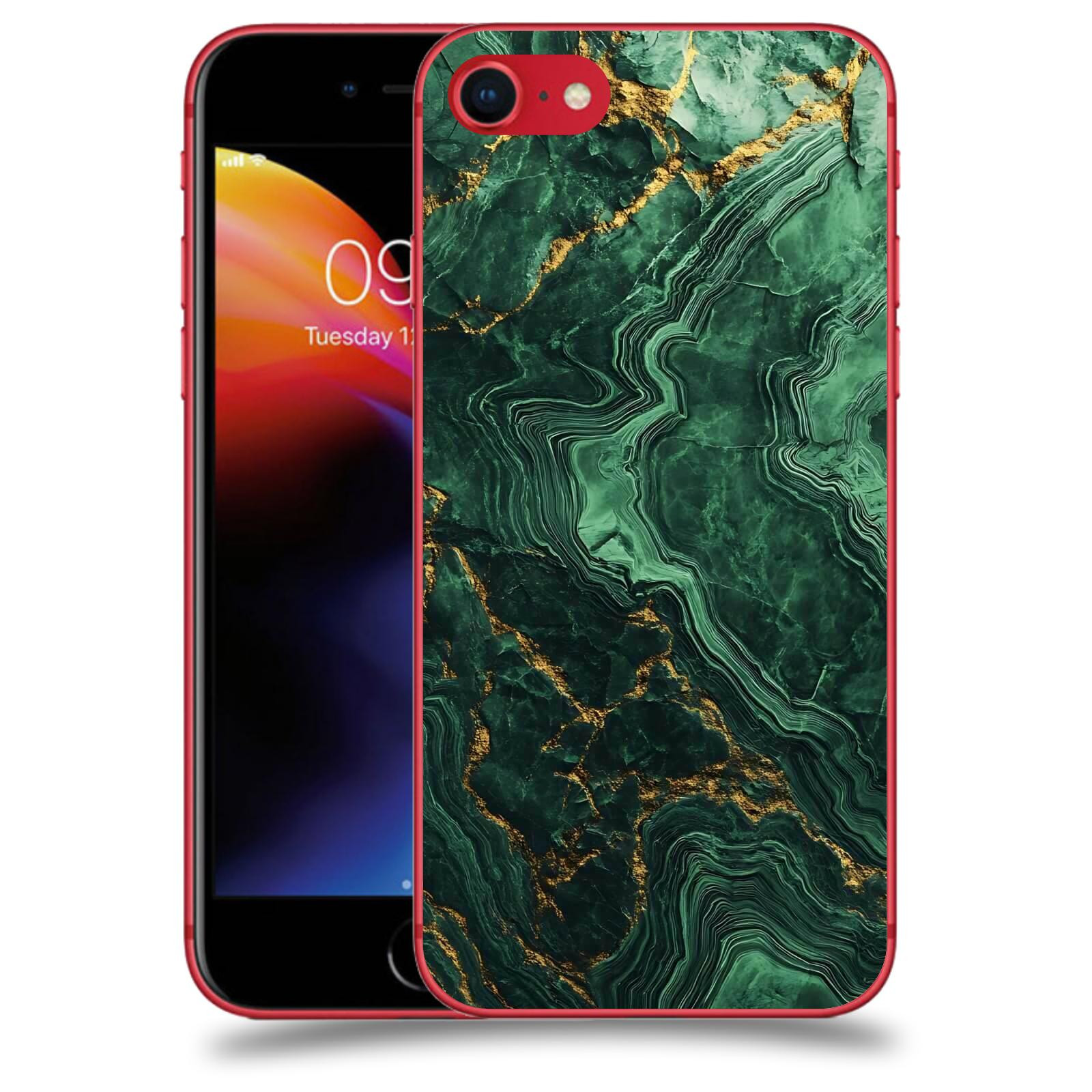 ACOVER Kryt na mobil Apple iPhone 8 - Golden Moss I