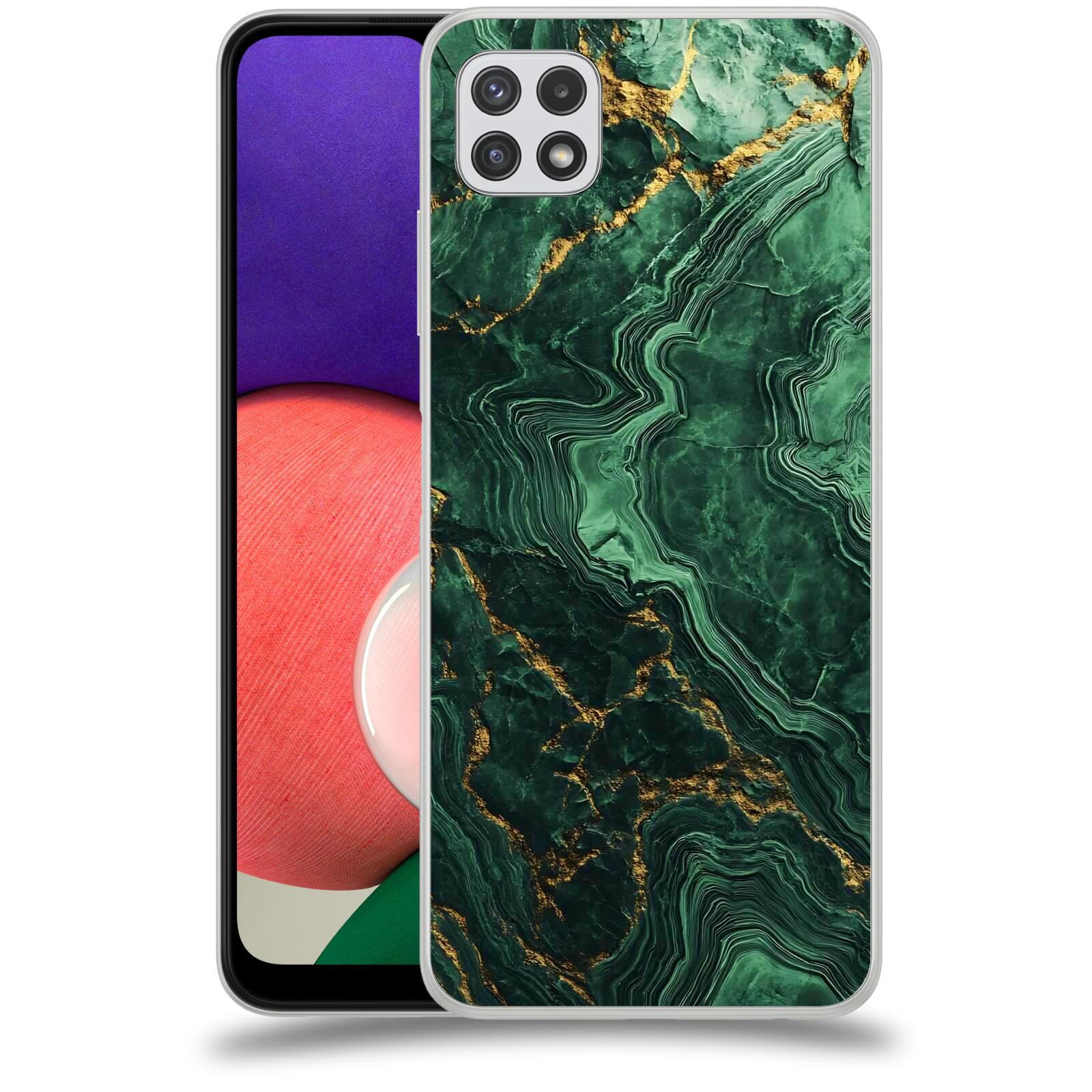 ACOVER Kryt na mobil Samsung Galaxy A22 A225F - Golden Moss I