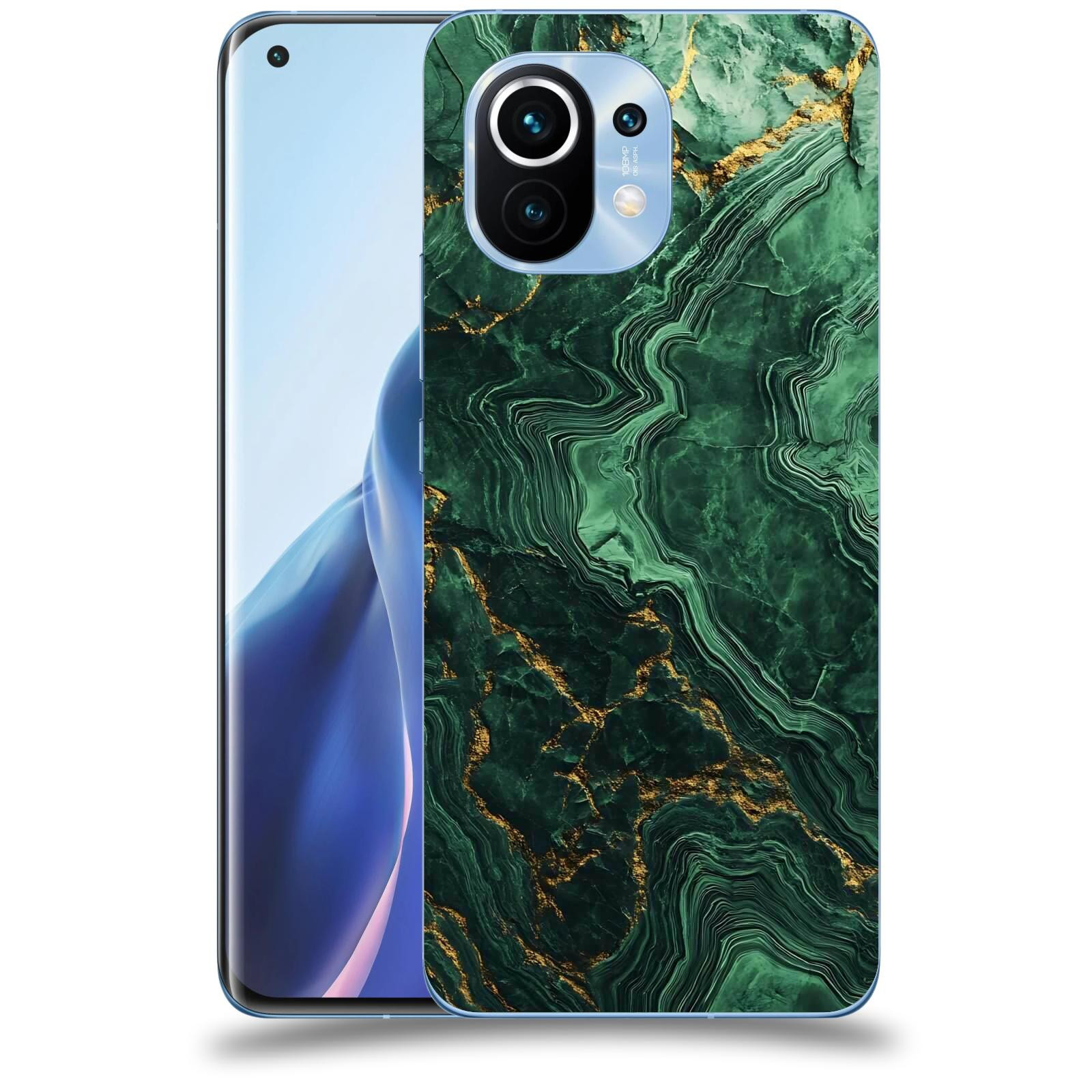 ACOVER Kryt na mobil Xiaomi Mi 11 - Golden Moss I