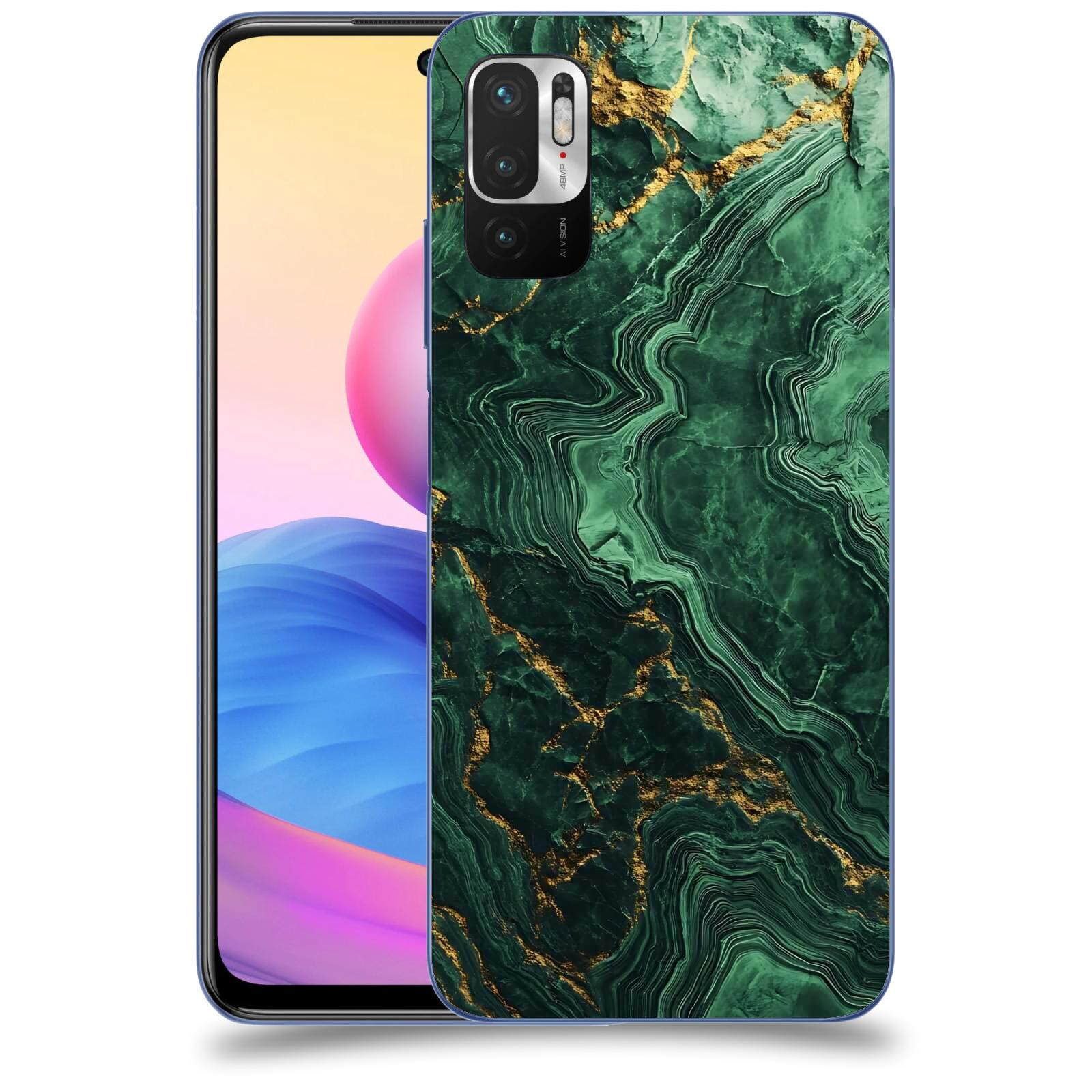 ACOVER Kryt na mobil Xiaomi Redmi Note 10 5G - Golden Moss I