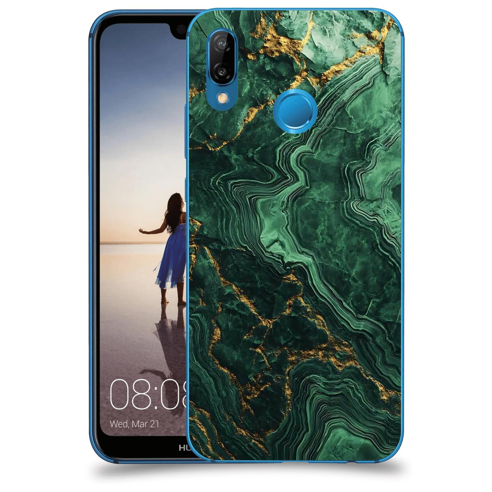ACOVER Kryt na mobil Huawei P20 Lite - Golden Moss I
