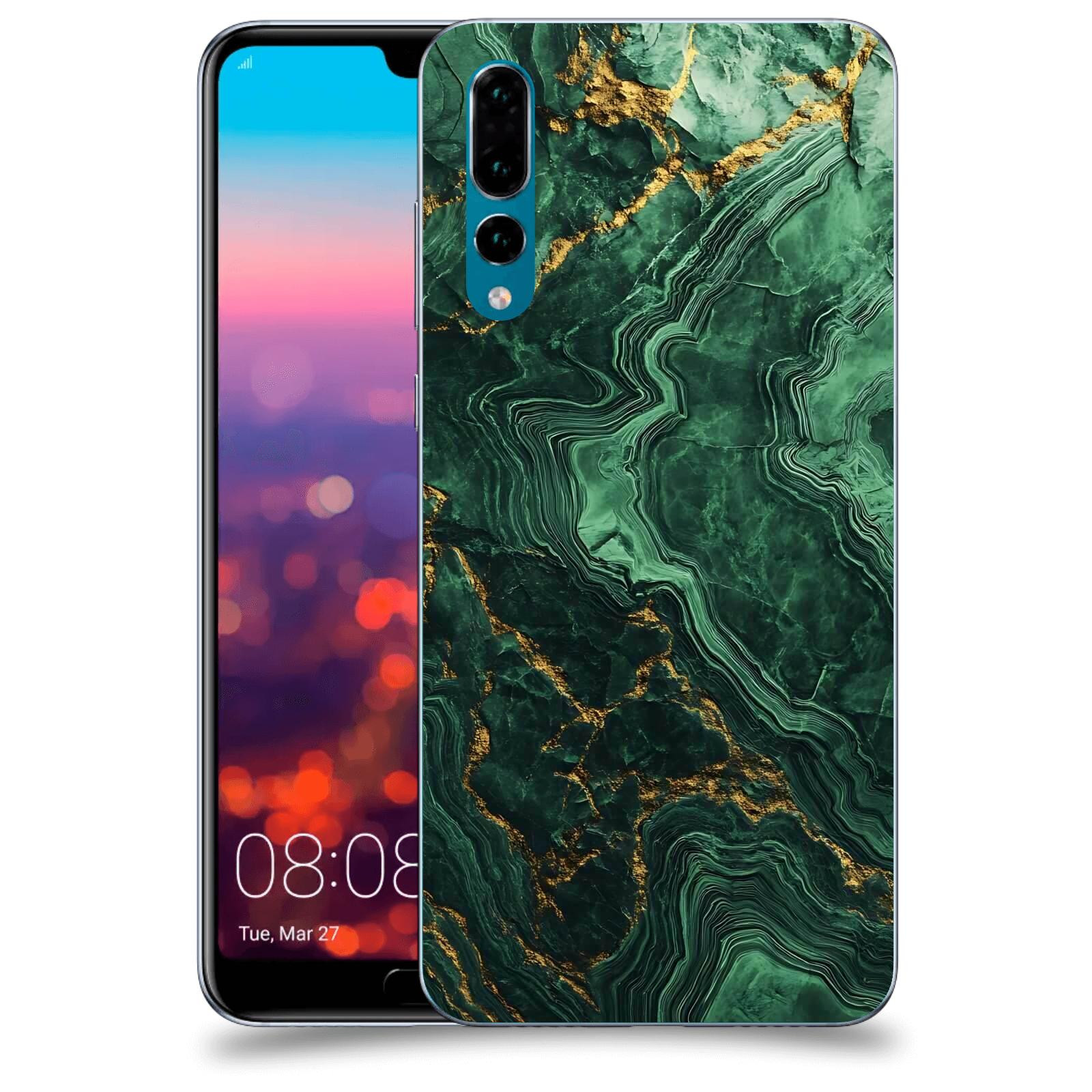 ACOVER Kryt na mobil Huawei P20 Pro - Golden Moss I