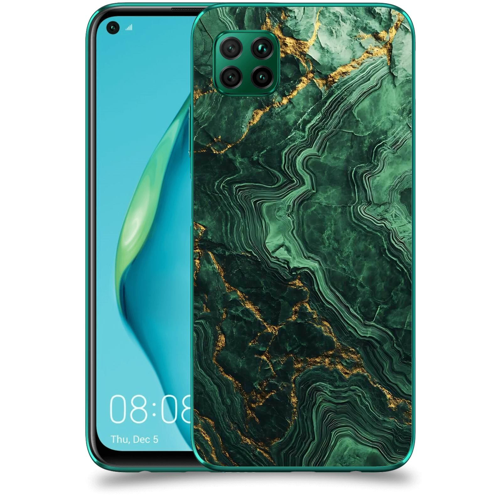 ACOVER Kryt na mobil Huawei P40 Lite - Golden Moss I