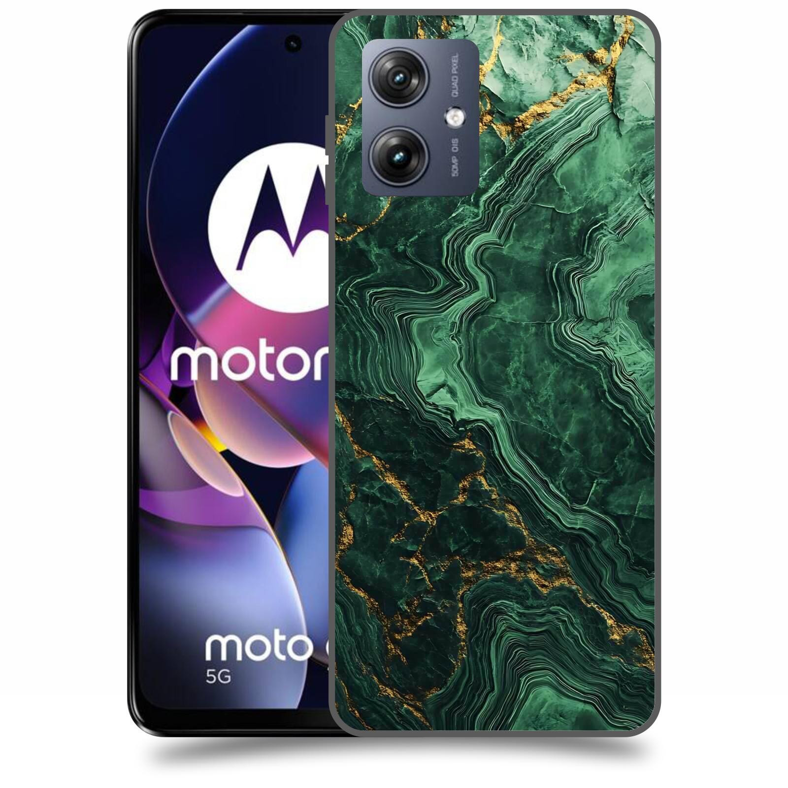 ACOVER Kryt na mobil Motorola Moto G54 5G - Golden Moss I